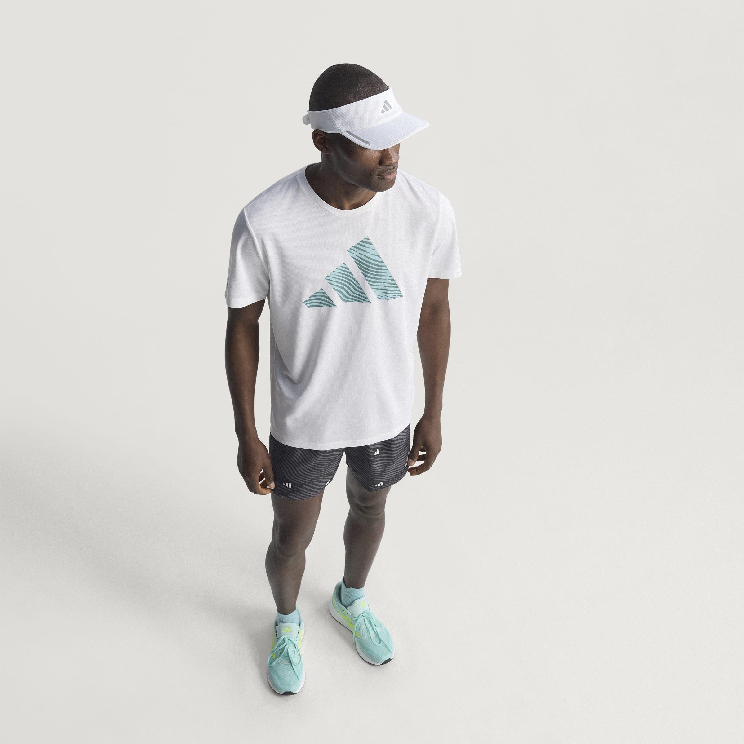 Adi365 Running Essentials Brand Love T-Shirt, White, A701_ONE, large image number 7