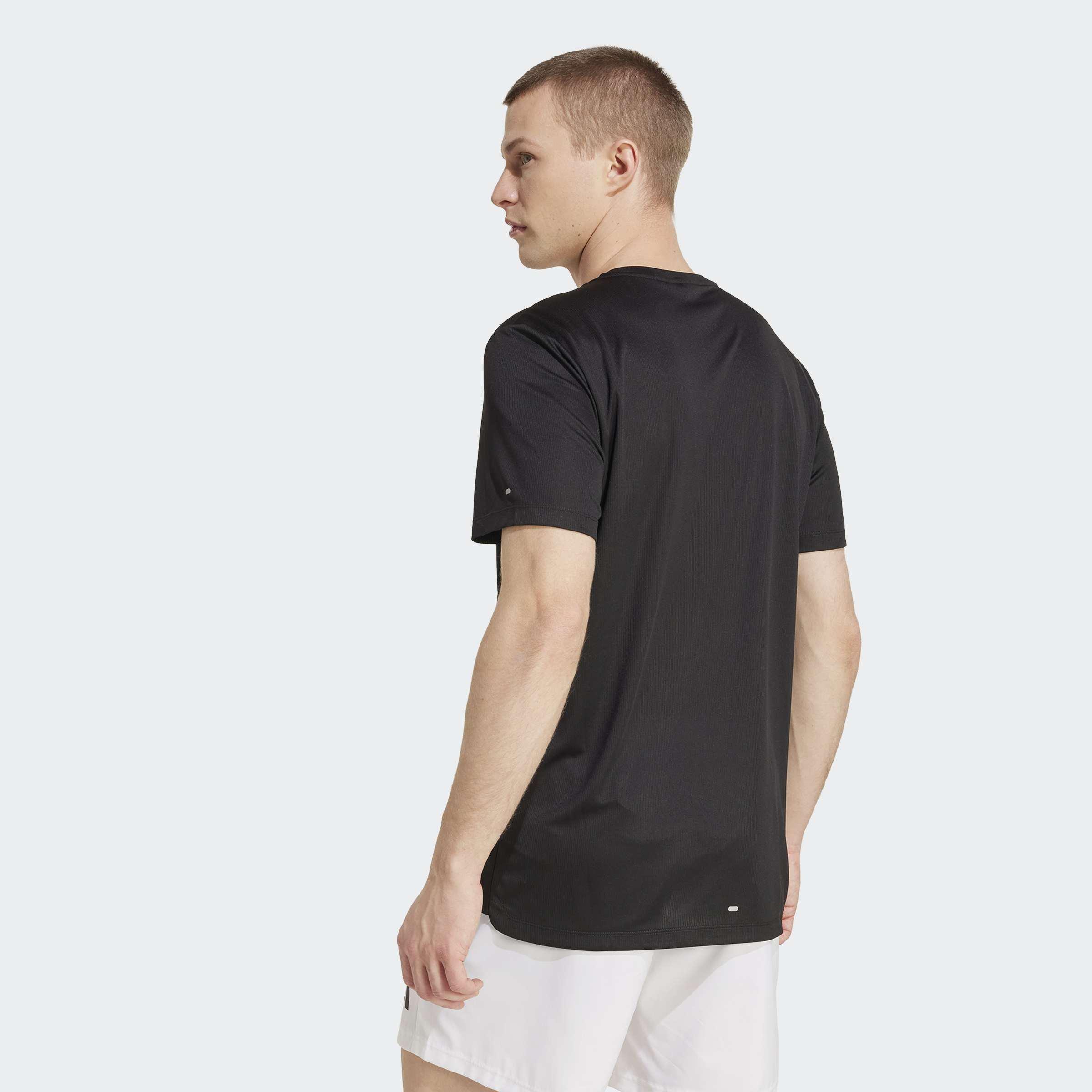 Adi365 Running Essentials Brand Love T-Shirt, Black, A701_ONE, large image number 1