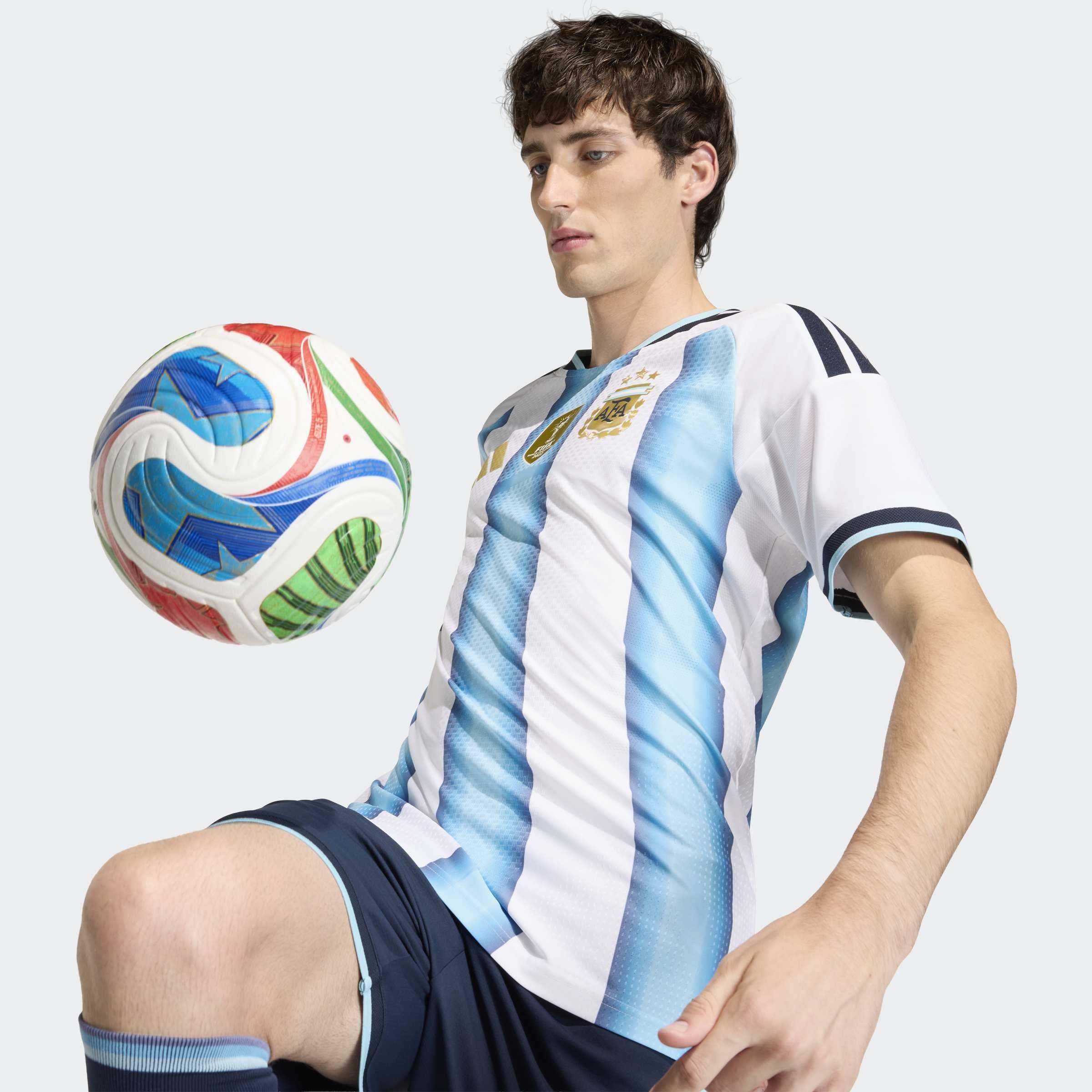 Argentina 26 Home Authentic Jersey, White, A701_ONE, large image number 4