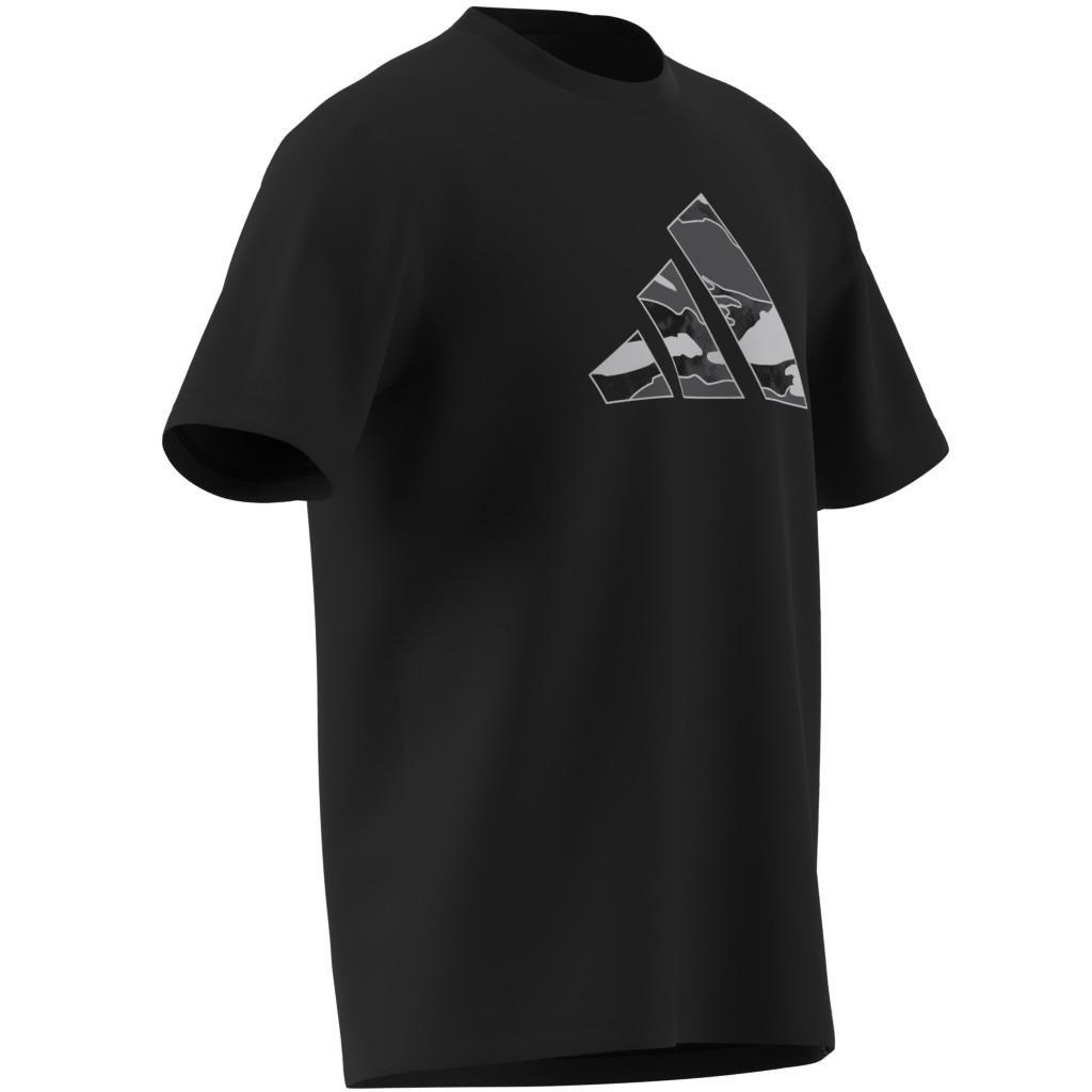 Camo Logo Graphic T-Shirt, Black, A701_ONE, large image number 4