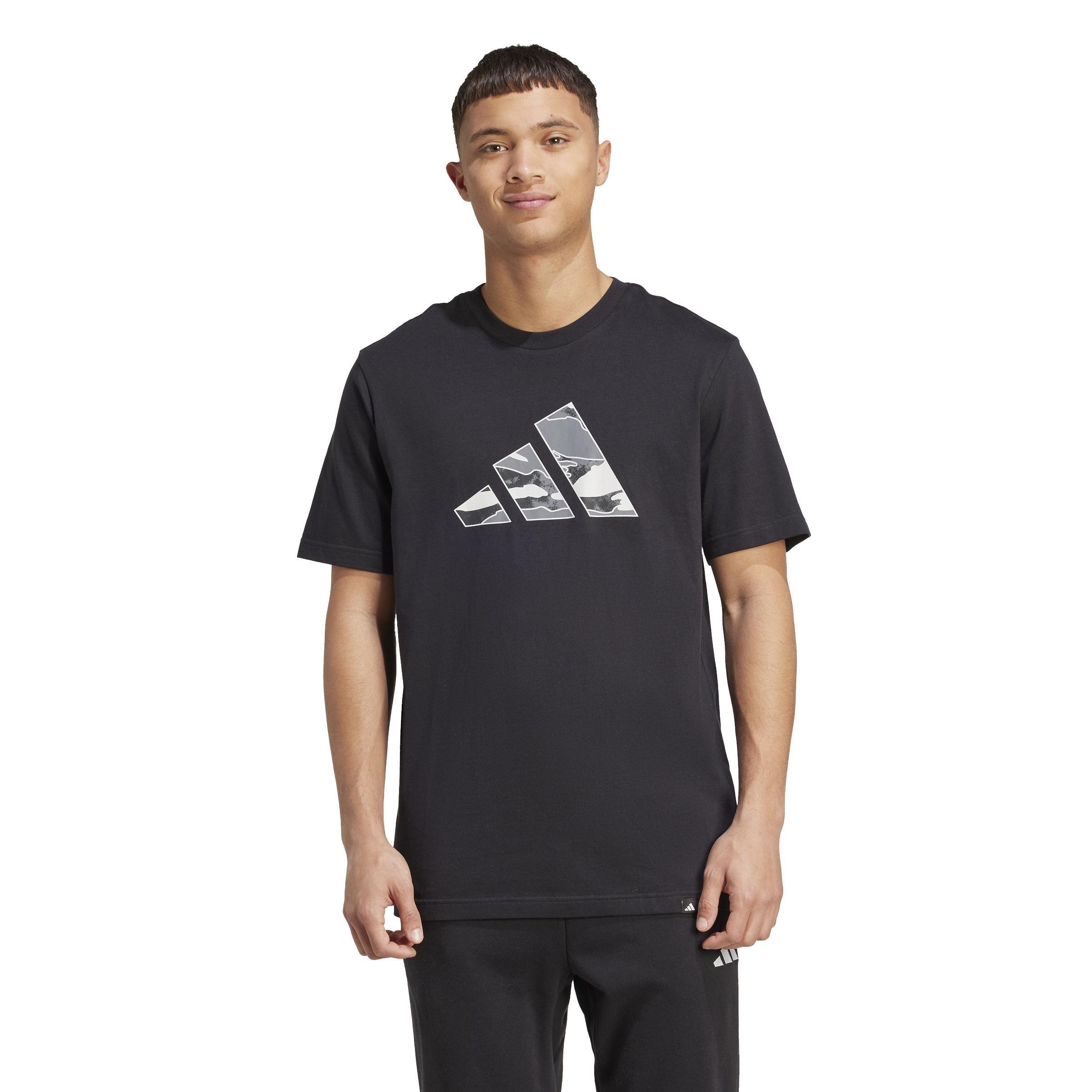 Camo Logo Graphic T-Shirt, Black, A701_ONE, large image number 10