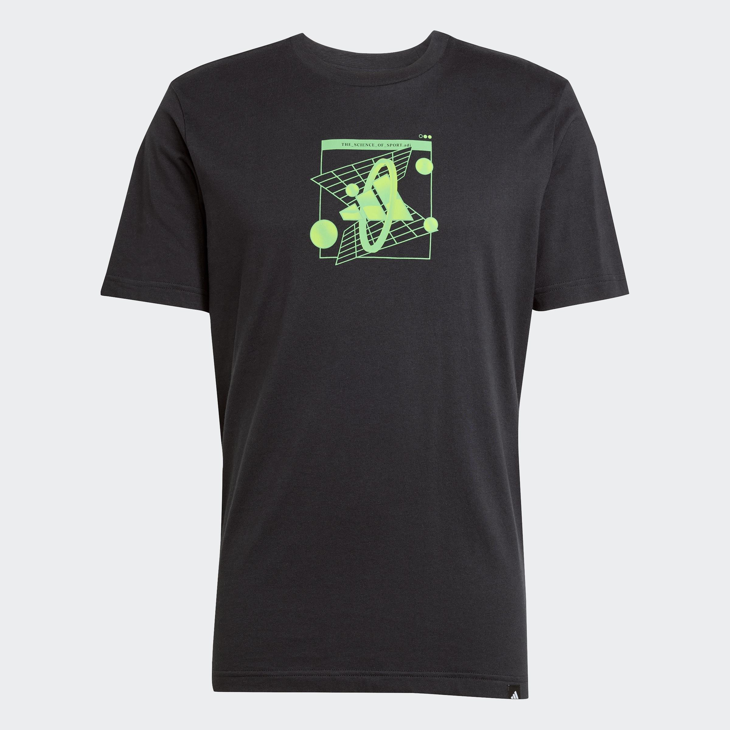 Retro Futurism Graphic T-Shirt, Black