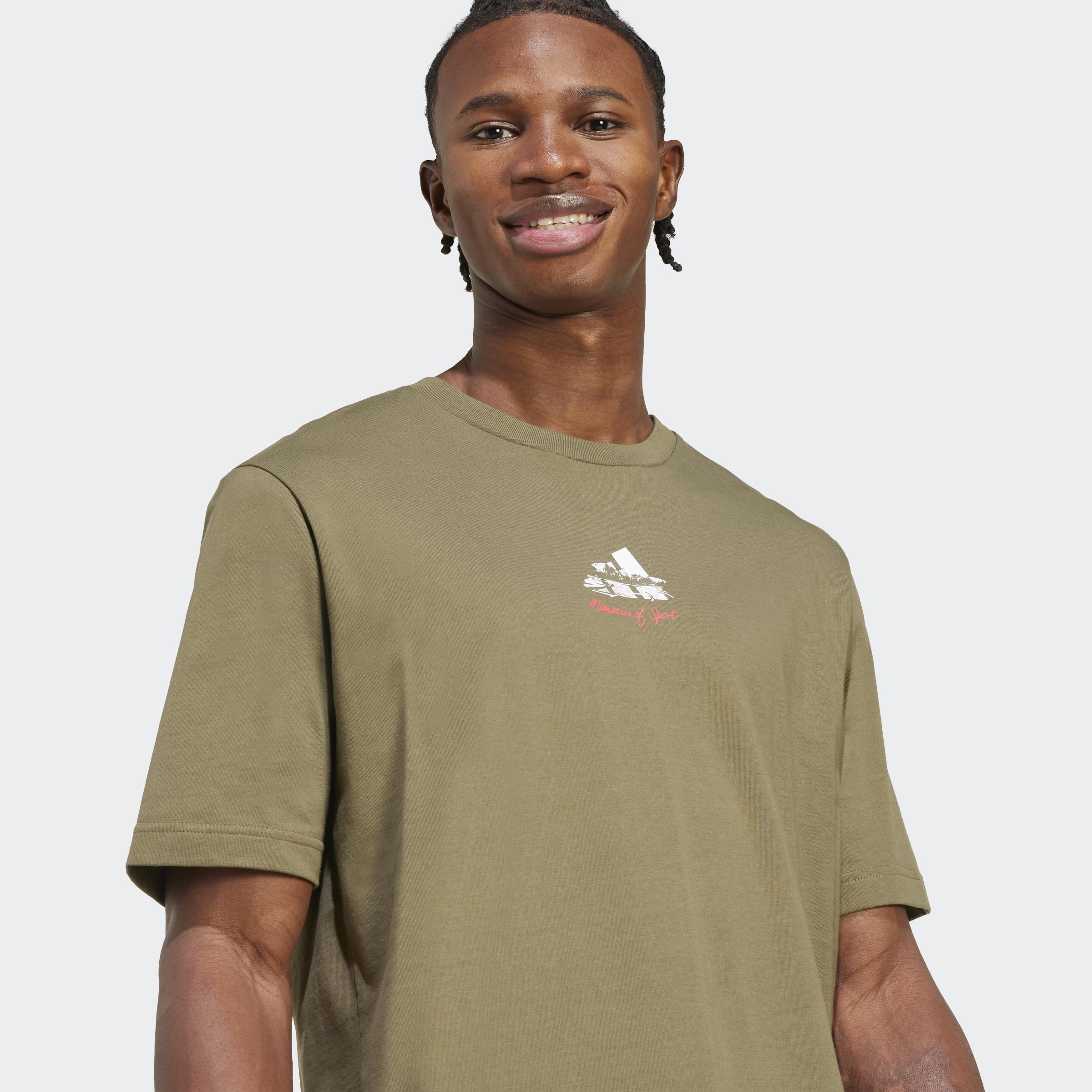 Memories Of Sport Gallery Graphic T-Shirt, Green, A701_ONE, large image number 3