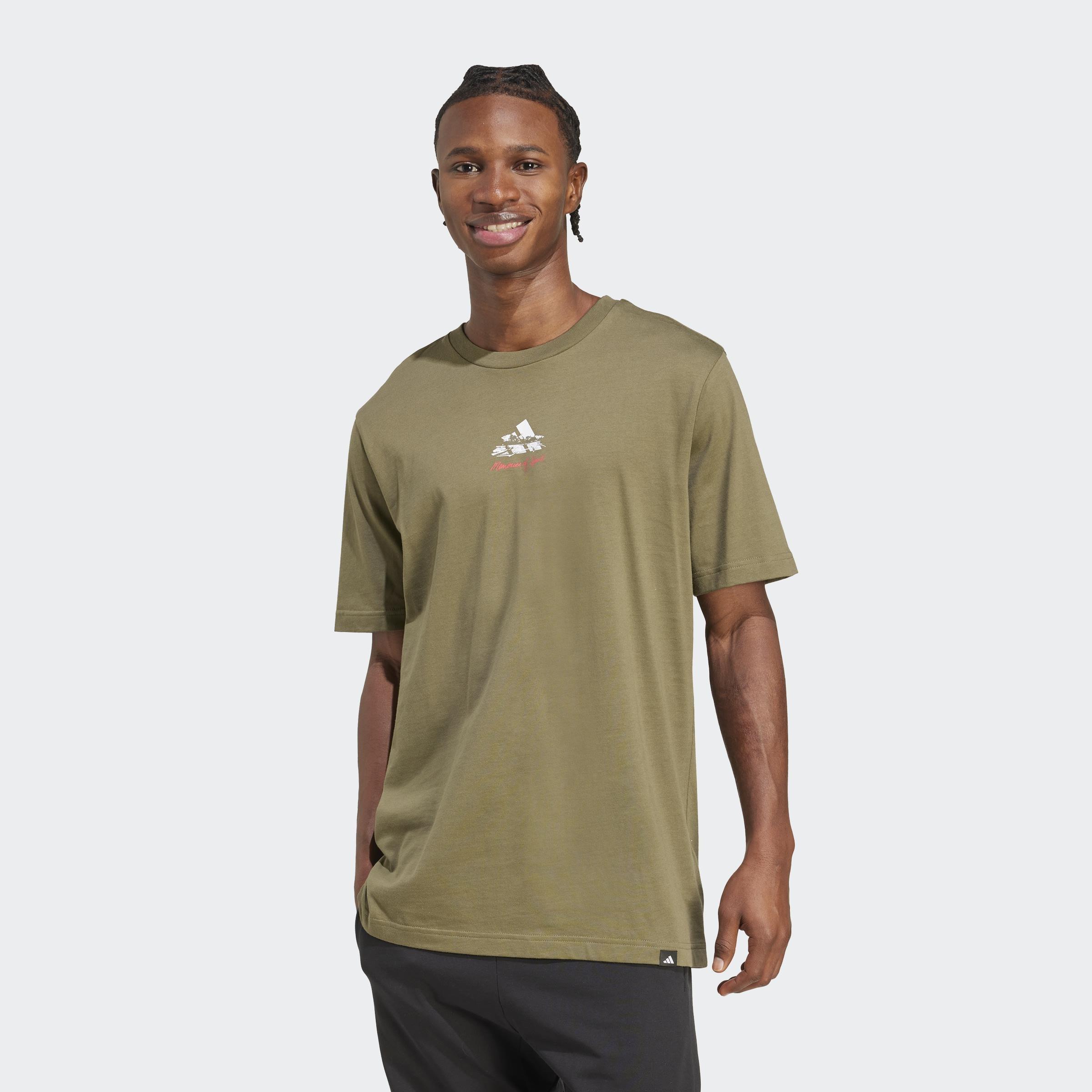 Memories Of Sport Gallery Graphic T-Shirt, Green, A701_ONE, large image number 4