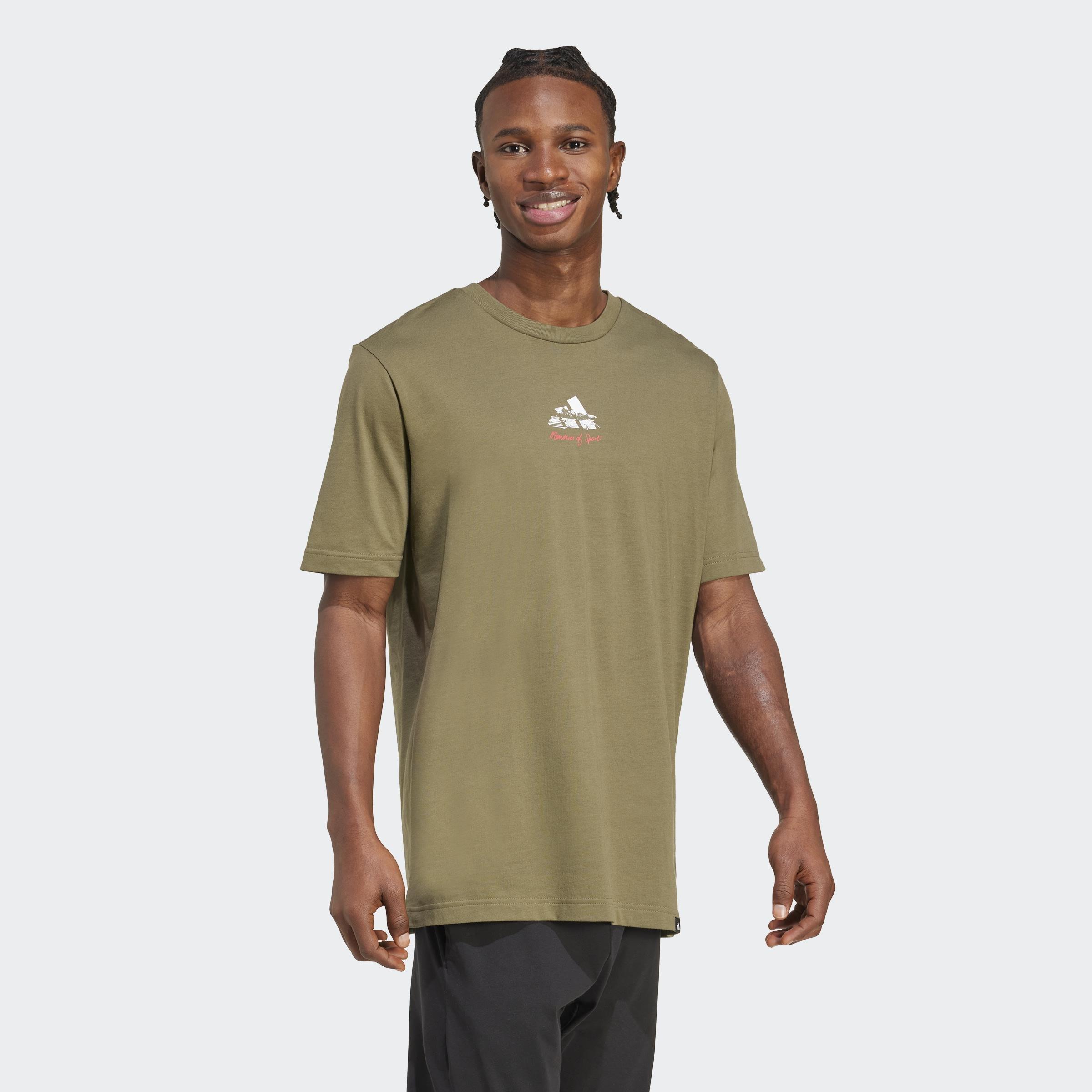 Memories Of Sport Gallery Graphic T-Shirt, Green, A701_ONE, large image number 5