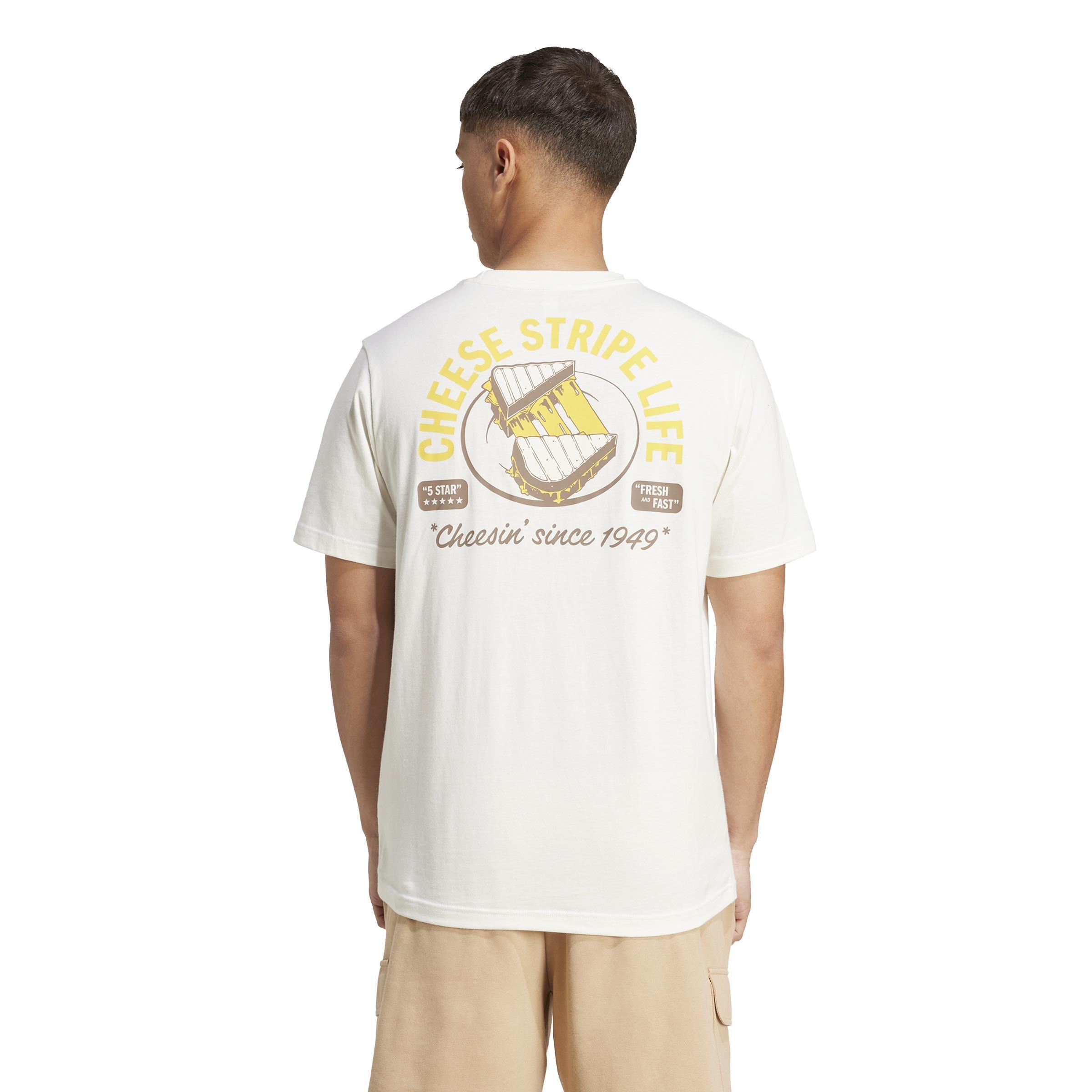 Food Grilled Cheese Graphic T-Shirt, White, A701_ONE, large image number 1