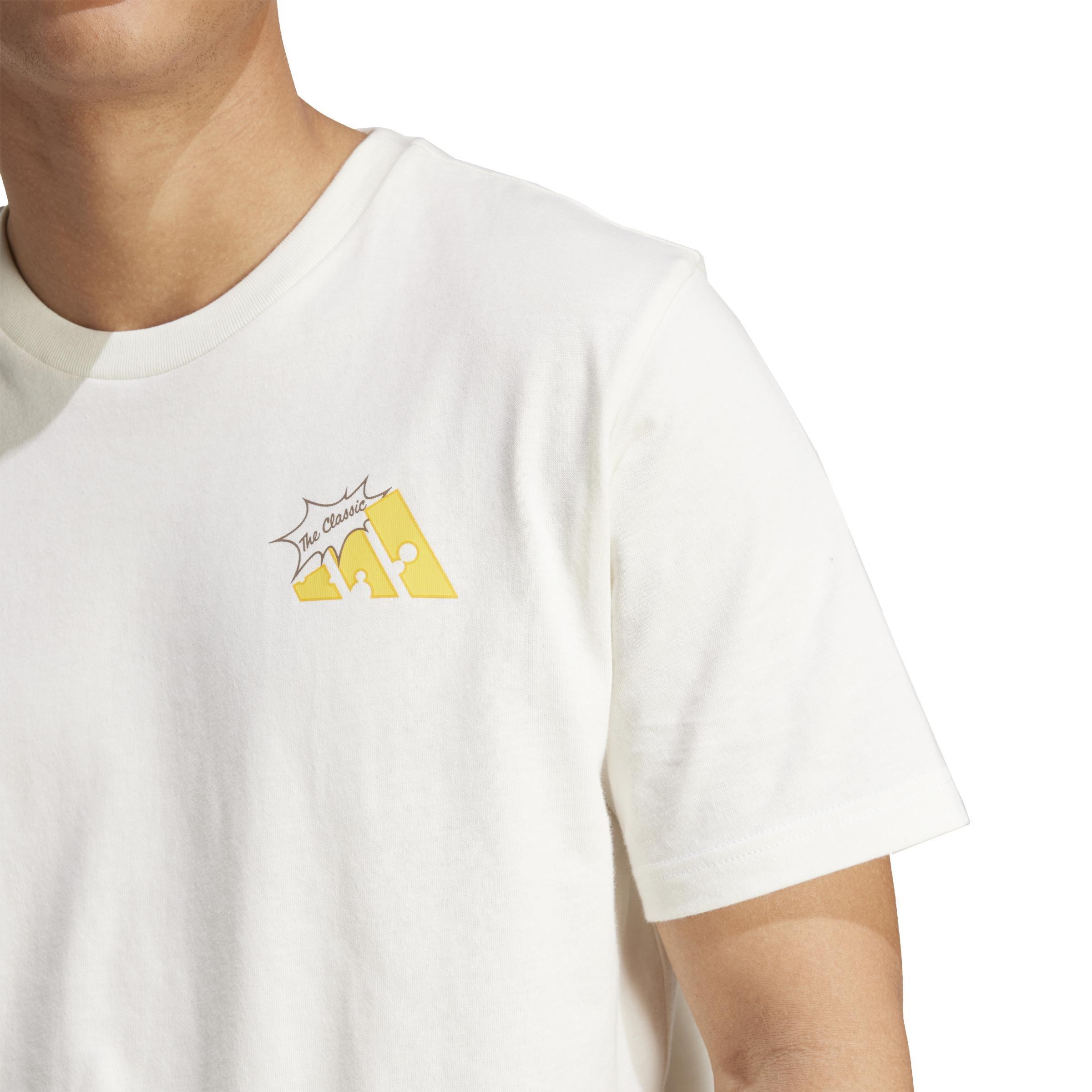 Food Grilled Cheese Graphic T-Shirt, White, A701_ONE, large image number 3