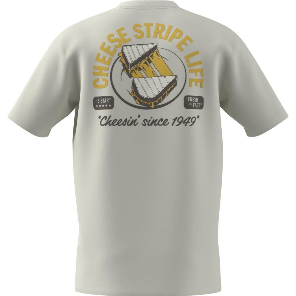 Food Grilled Cheese Graphic T-Shirt, White, A701_ONE, large image number 13