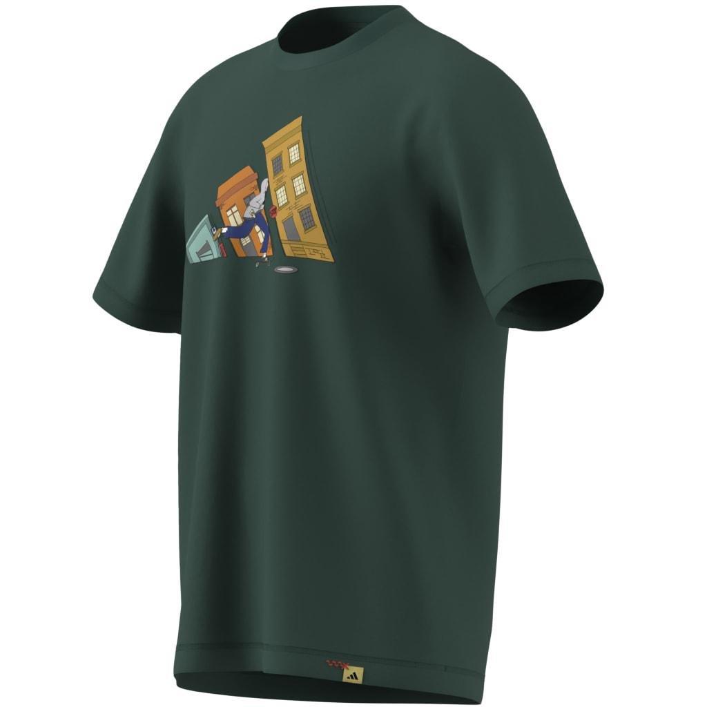 Doodle Hunt Skate Graphic T-Shirt, Green, A701_ONE, large image number 12