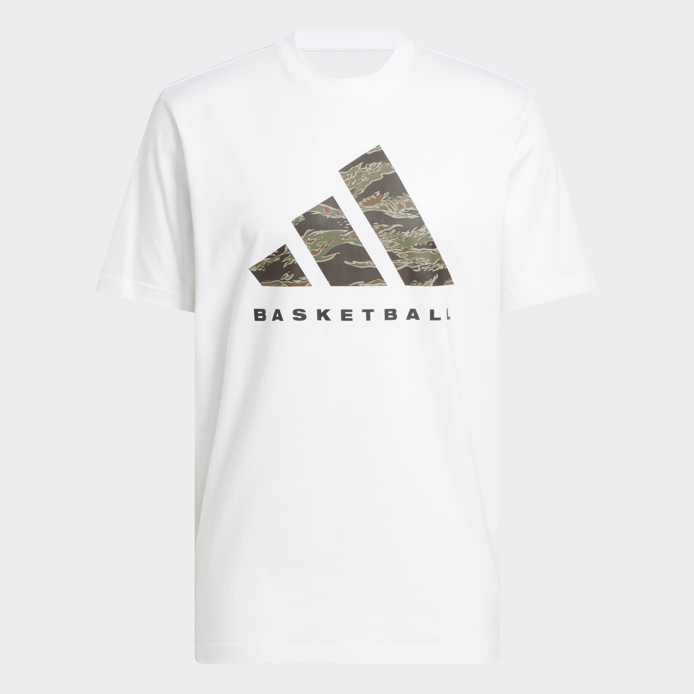 adidas Basketball Graphic T-Shirt, White