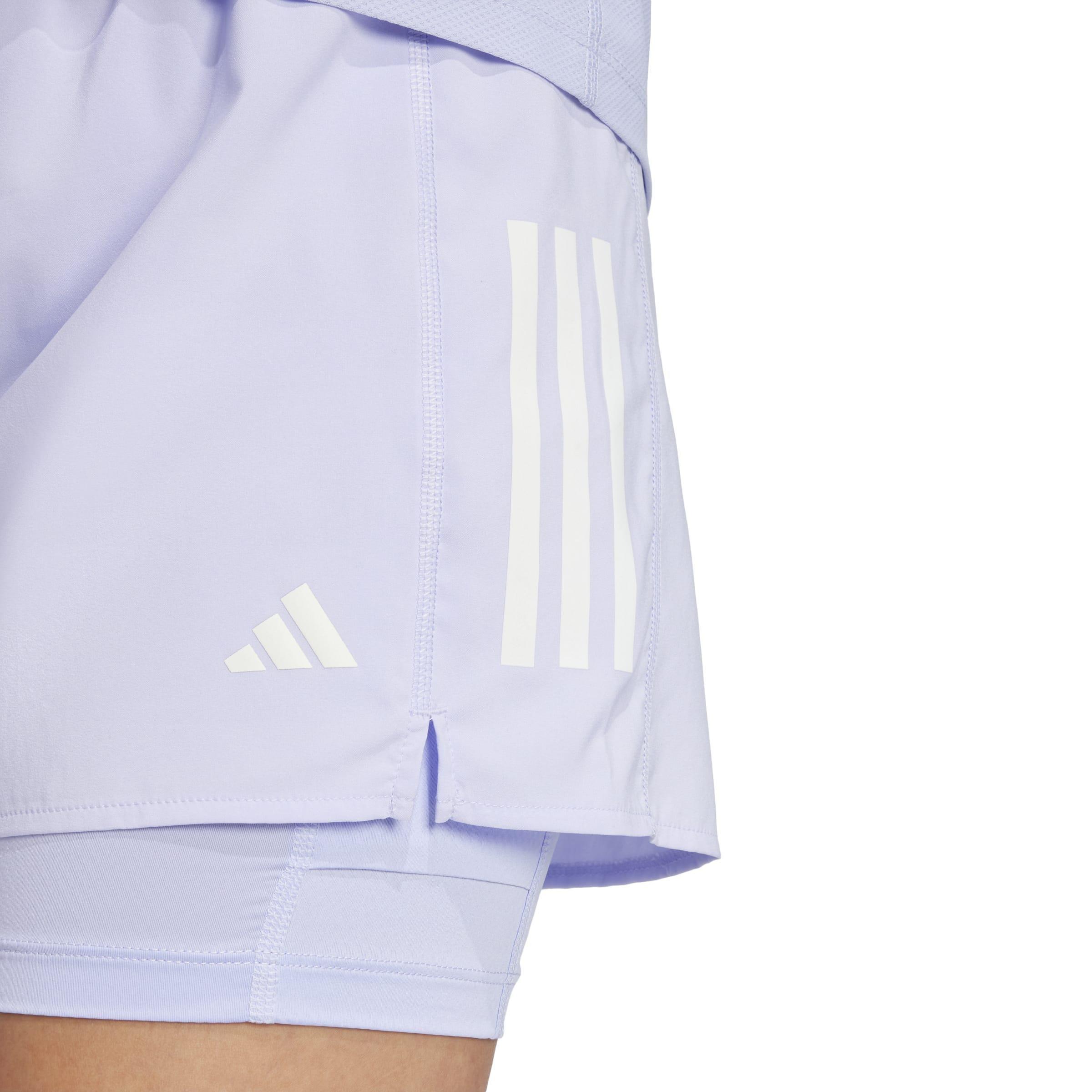 Own the Run Climacool 2-in-1 Shorts, Purple, A701_ONE, large image number 2