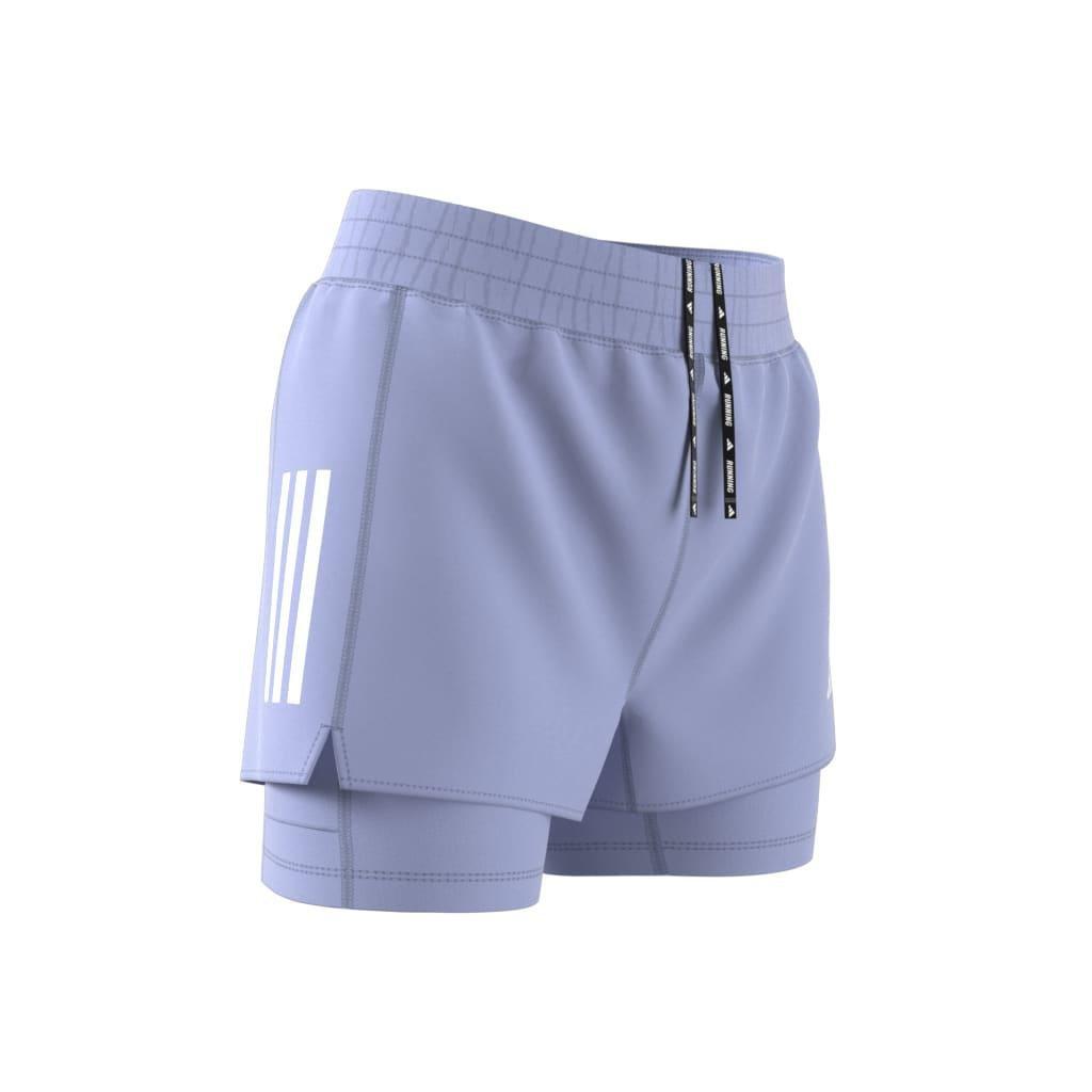 Own the Run Climacool 2-in-1 Shorts, Purple, A701_ONE, large image number 10