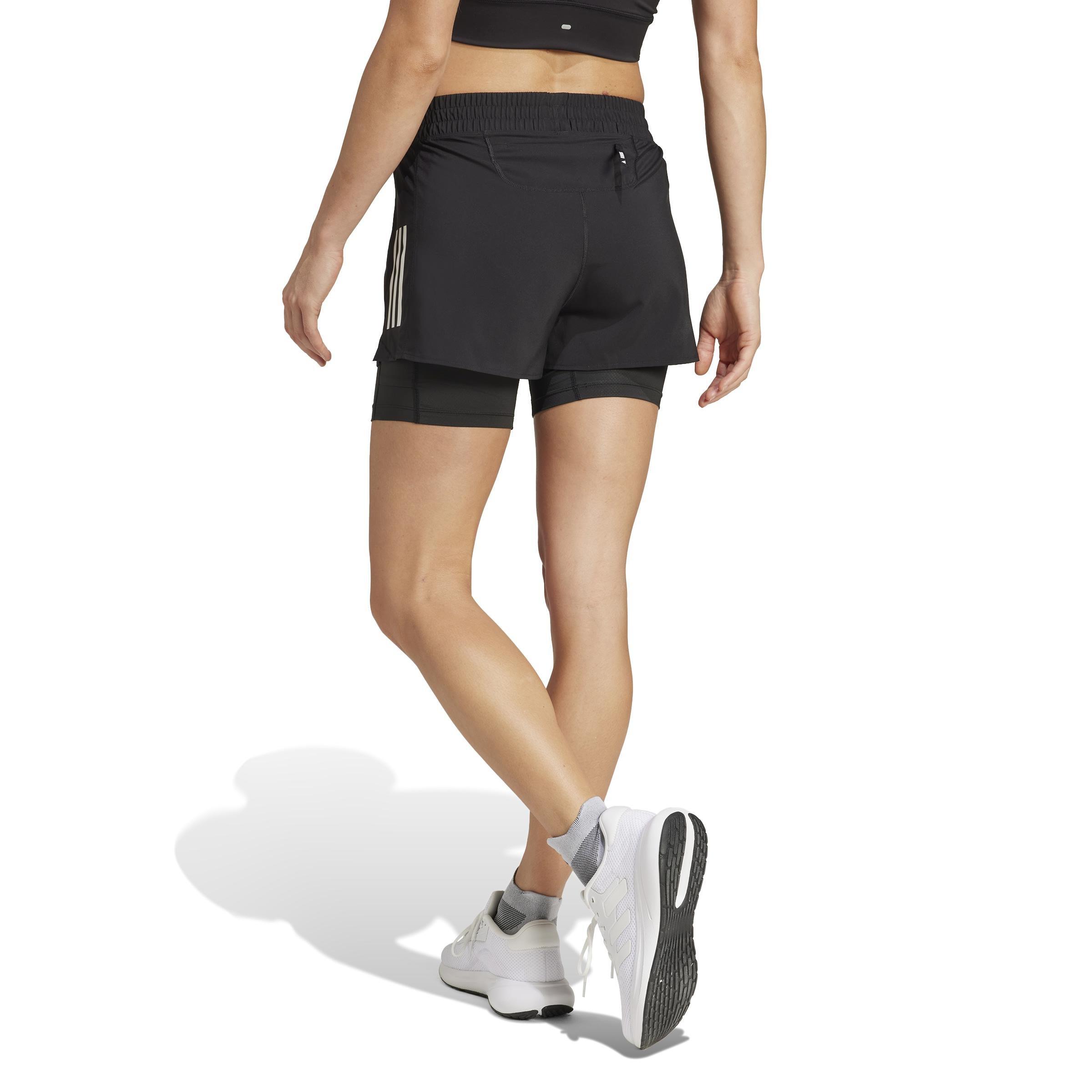 Own the Run Climacool 2-in-1 Shorts, Black, , large image number 1