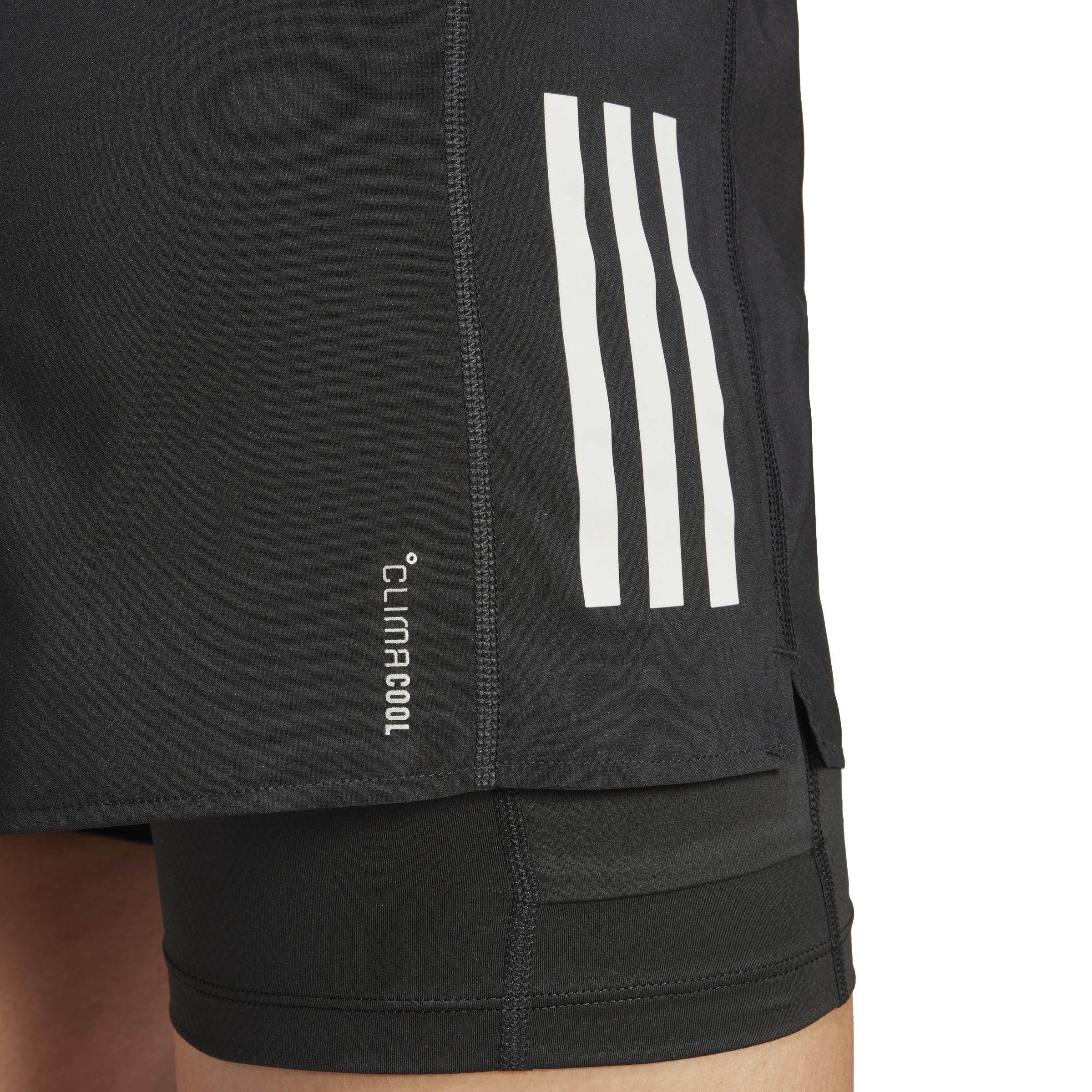 Own the Run Climacool 2-in-1 Shorts, Black, A701_ONE, large image number 2