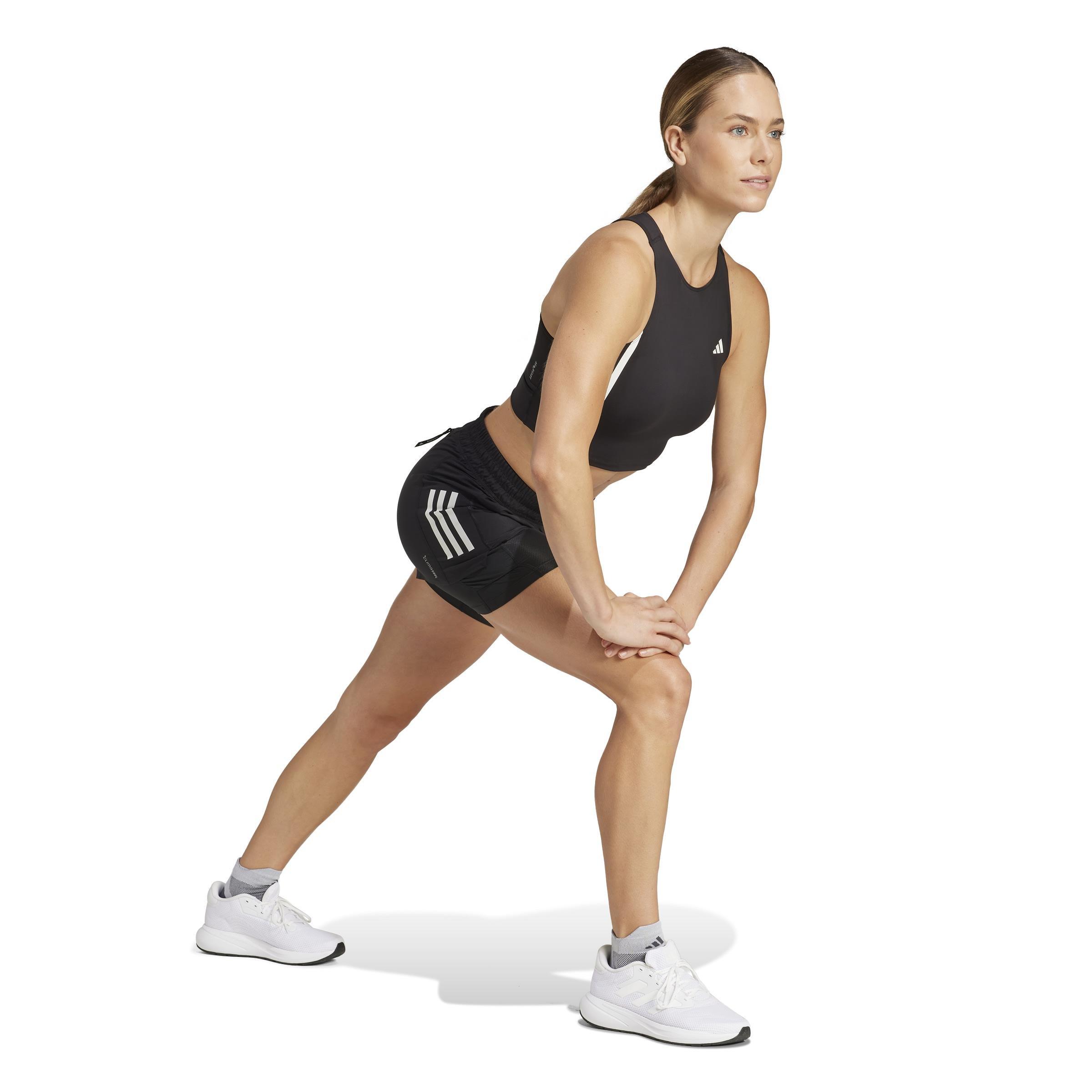 Own the Run Climacool 2-in-1 Shorts, Black, , large image number 4