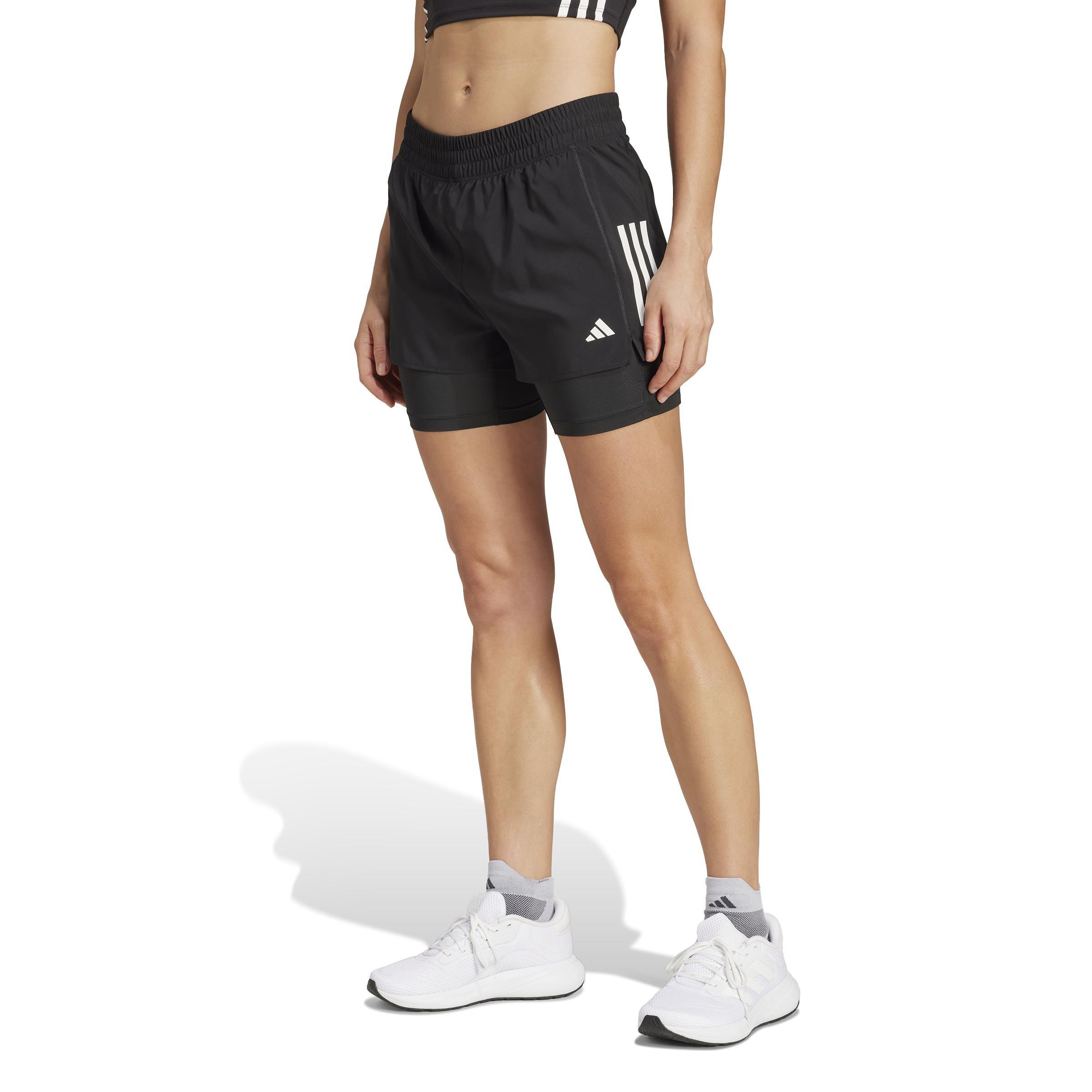 Own the Run Climacool 2-in-1 Shorts, Black, A701_ONE, large image number 9