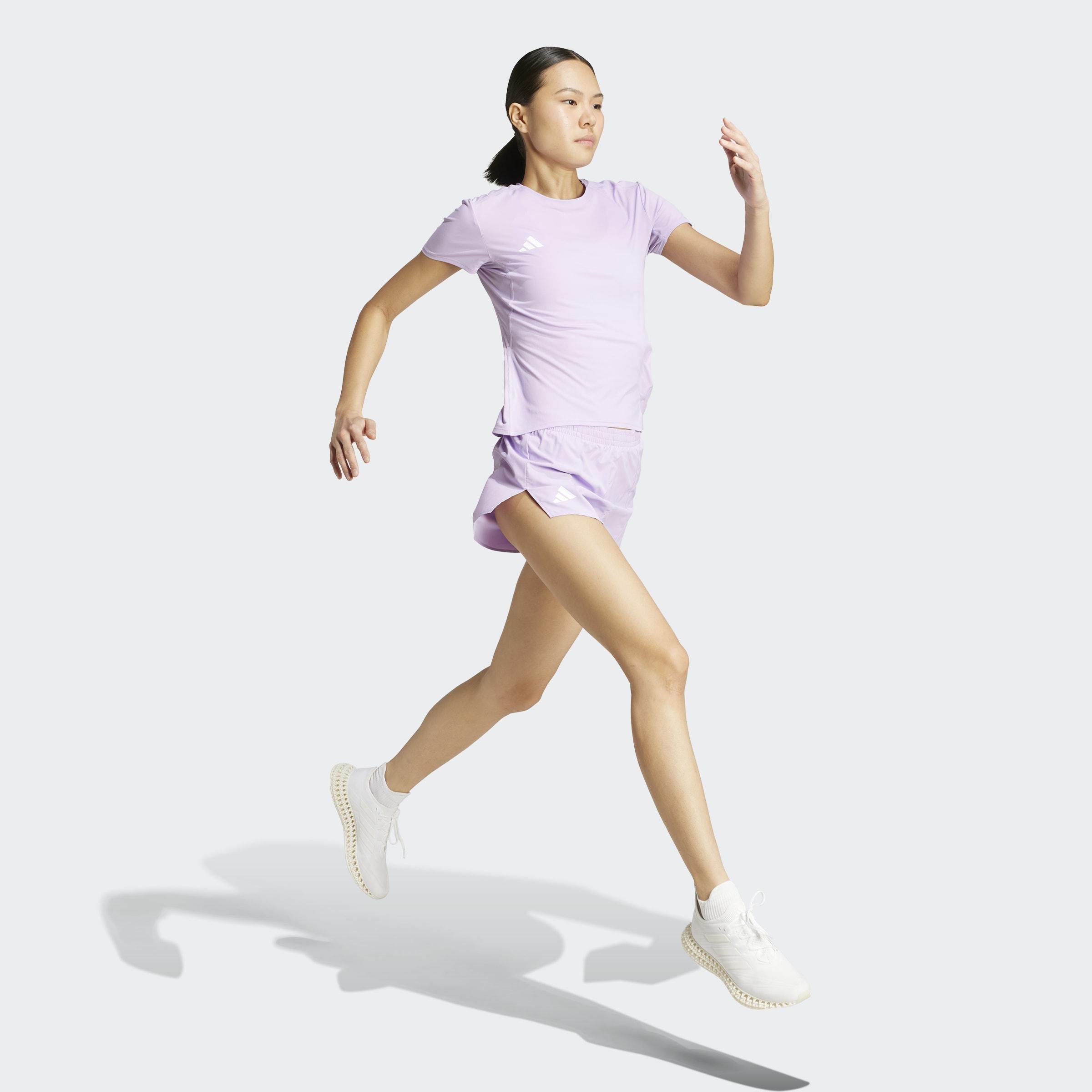 Adizero Essentials Running T-Shirt, Purple, A701_ONE, large image number 7