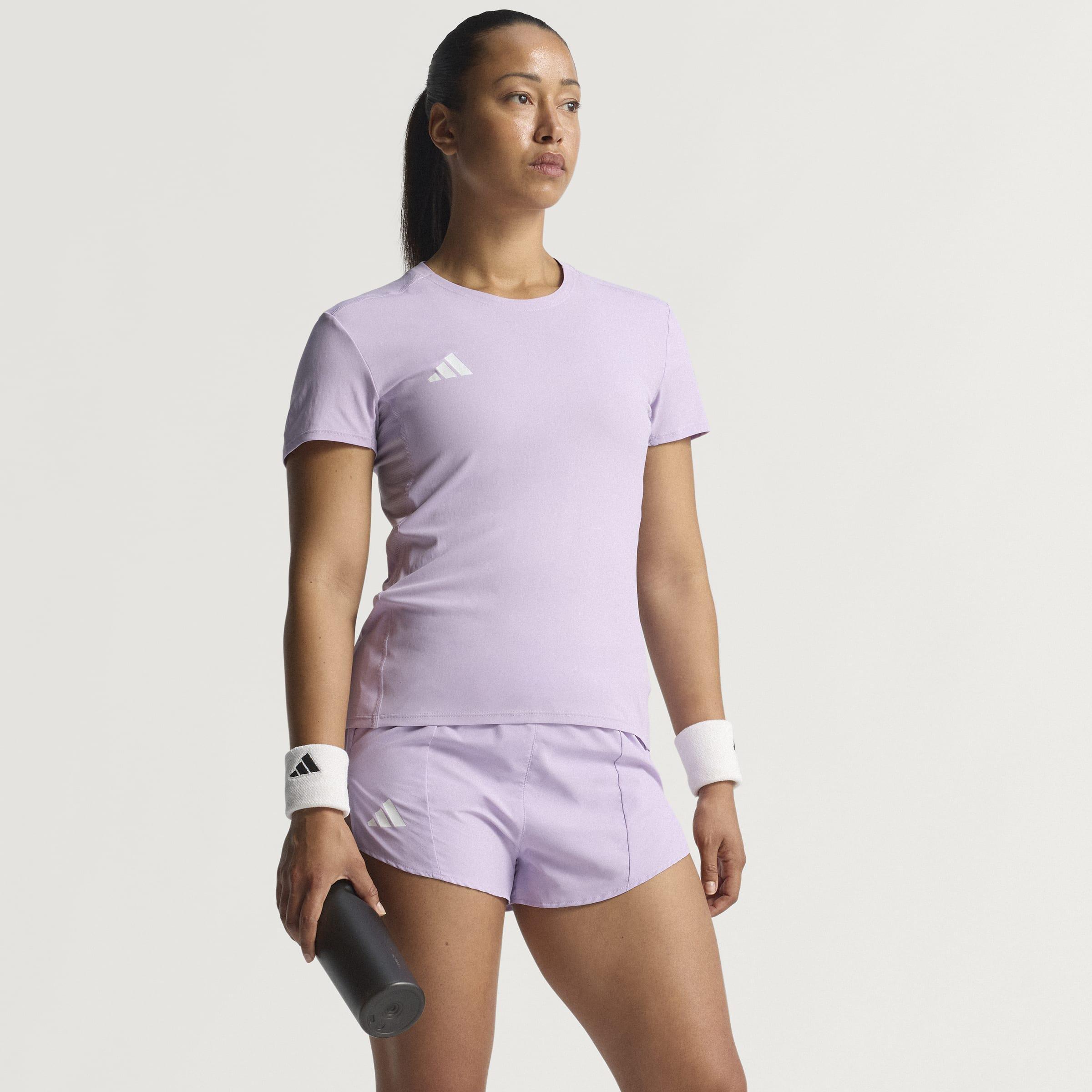 Adizero Essentials Running T-Shirt, Purple, A701_ONE, large image number 8