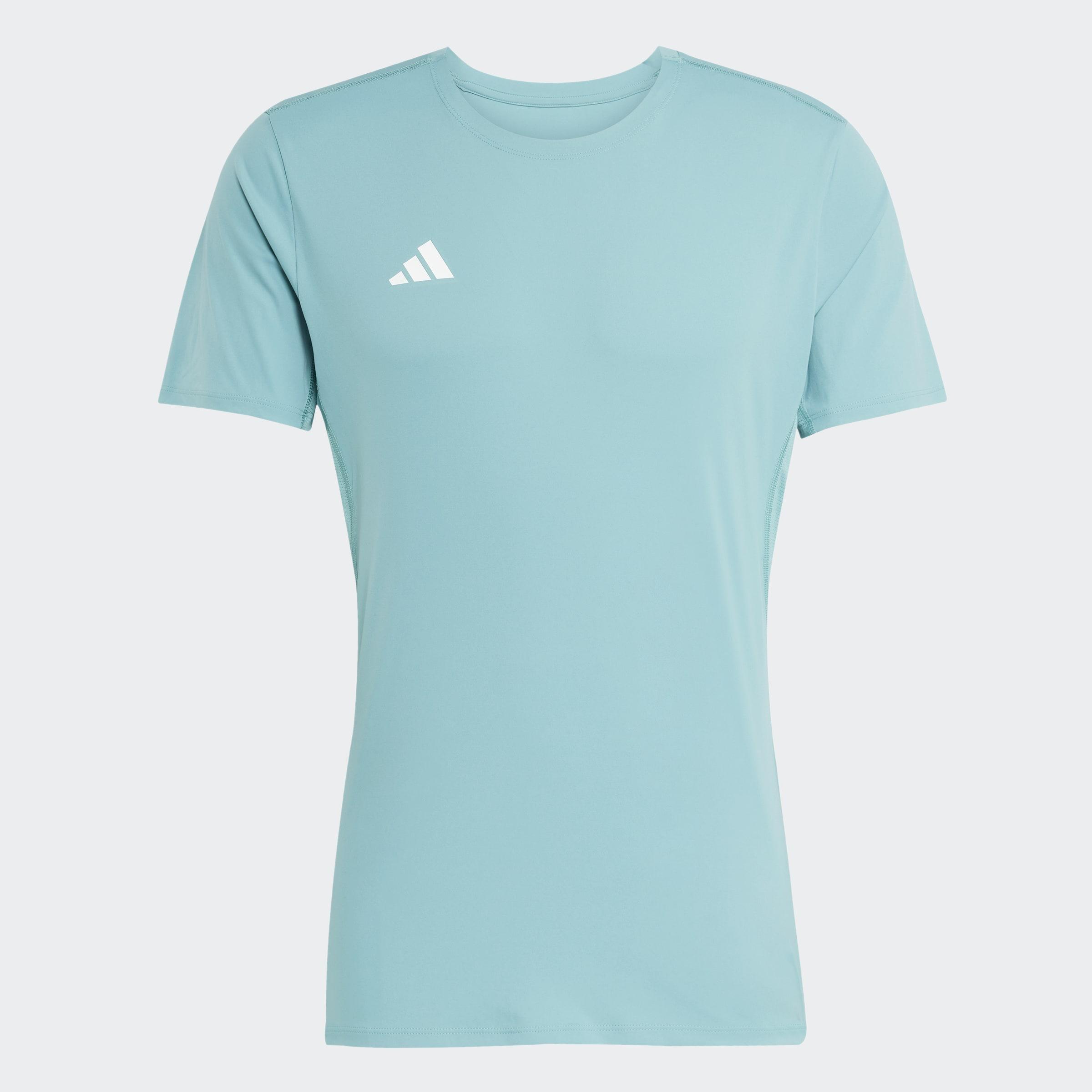 Adizero Essentials Running T-Shirt, Turquoise, A701_ONE, large image number 1