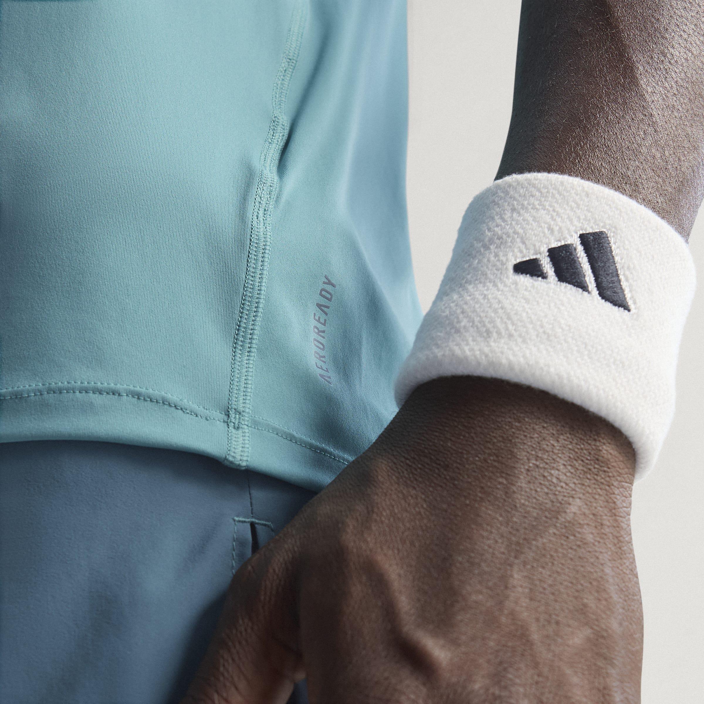 Adizero Essentials Running T-Shirt, Turquoise, A701_ONE, large image number 7