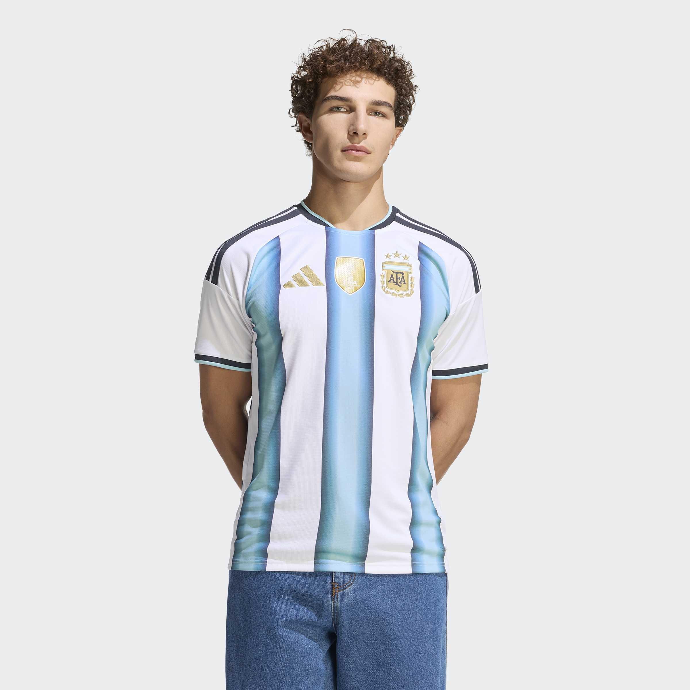 Argentina 26 Home Replica Jersey , White, A701_ONE, large image number 5