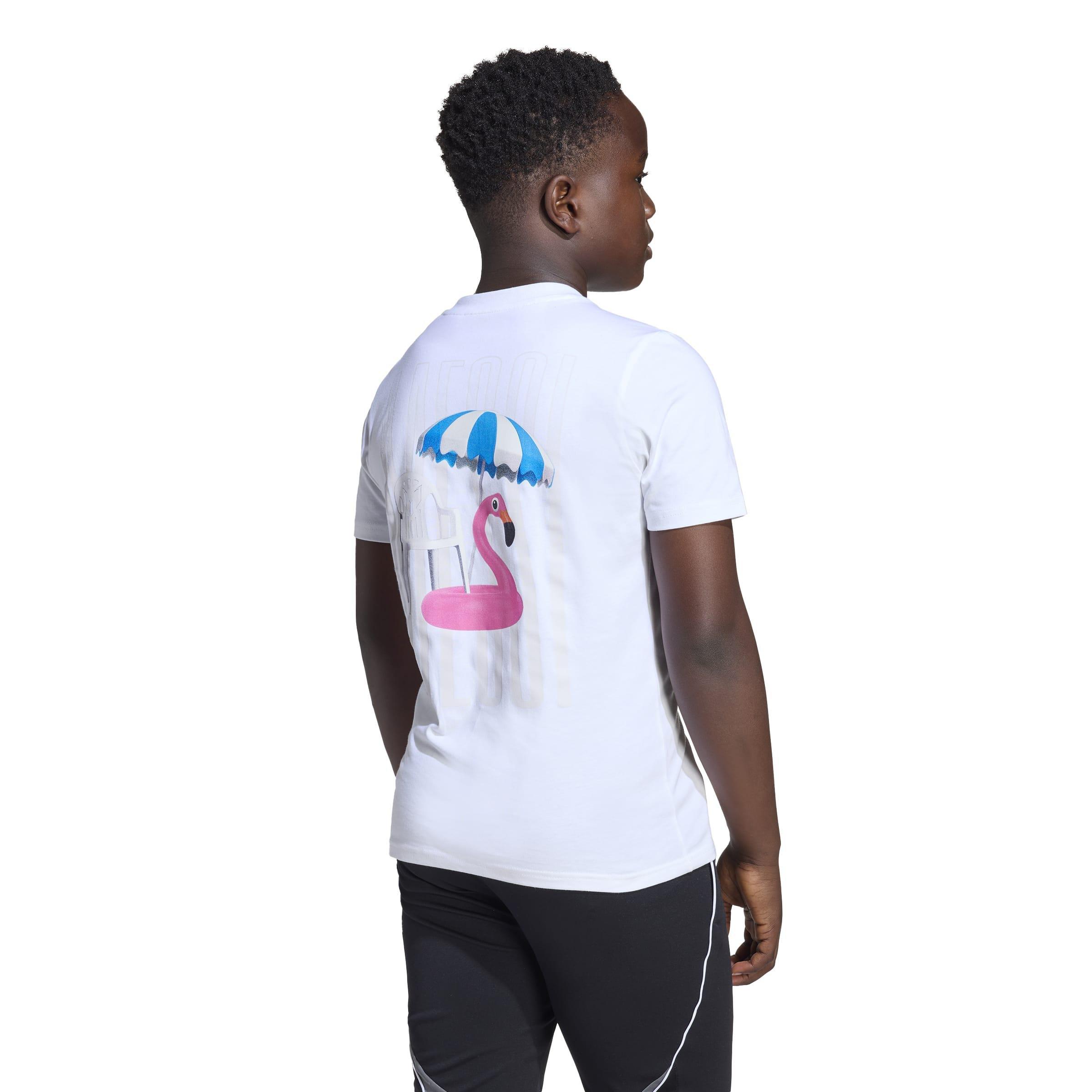 Kids Messi Icon Graphic T-Shirt, White, A701_ONE, large image number 2