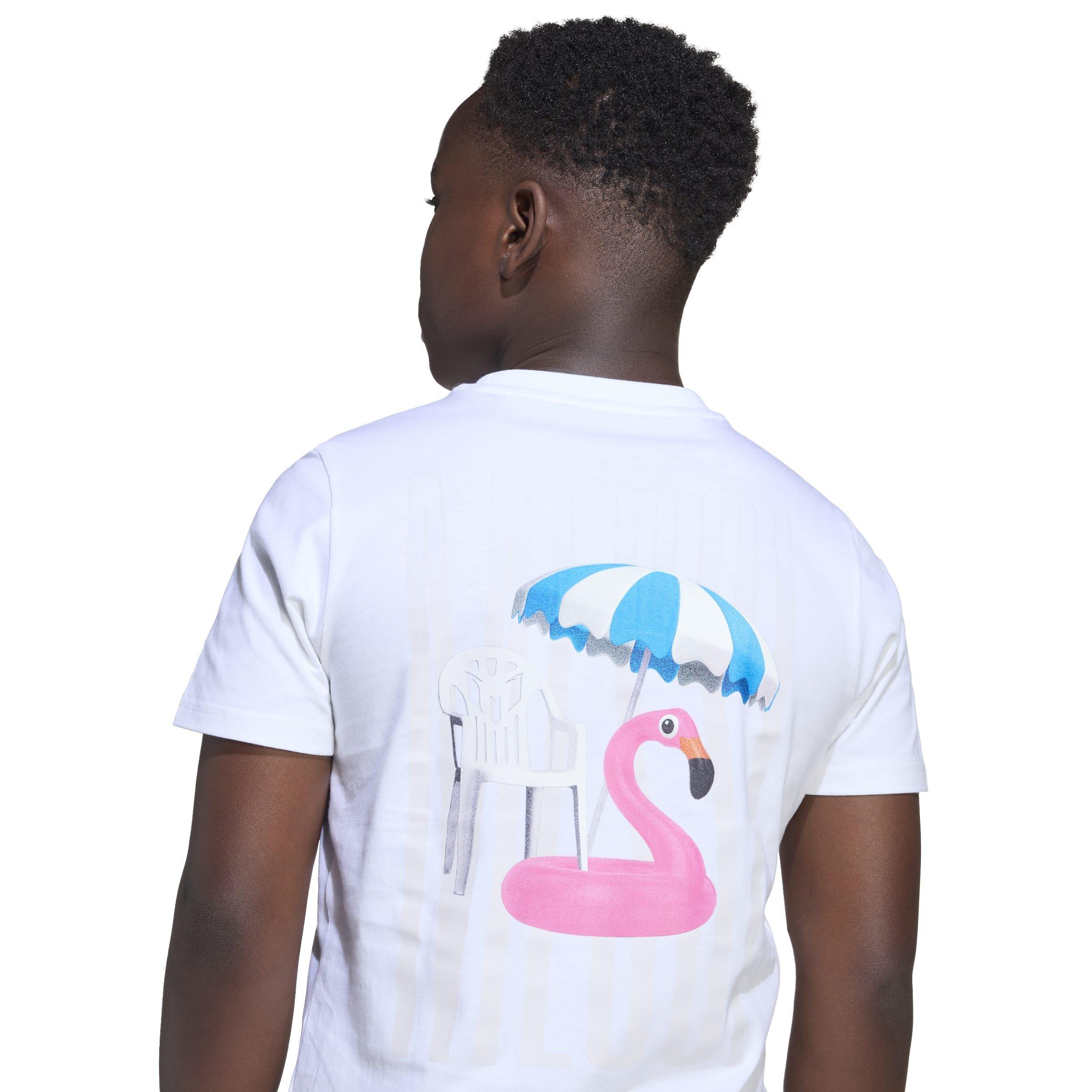 Kids Messi Icon Graphic T-Shirt, White, A701_ONE, large image number 3