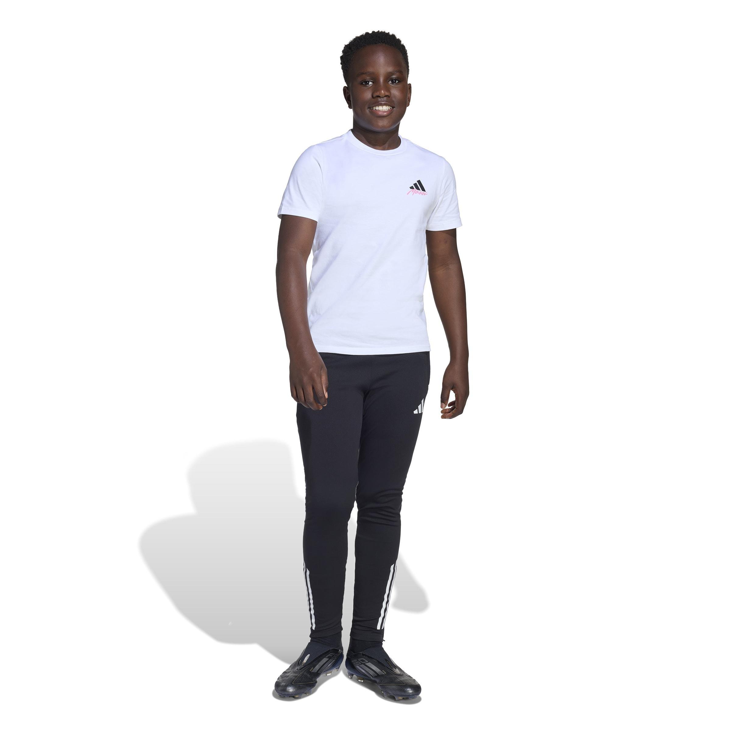 Kids Messi Icon Graphic T-Shirt, White, , large image number 10