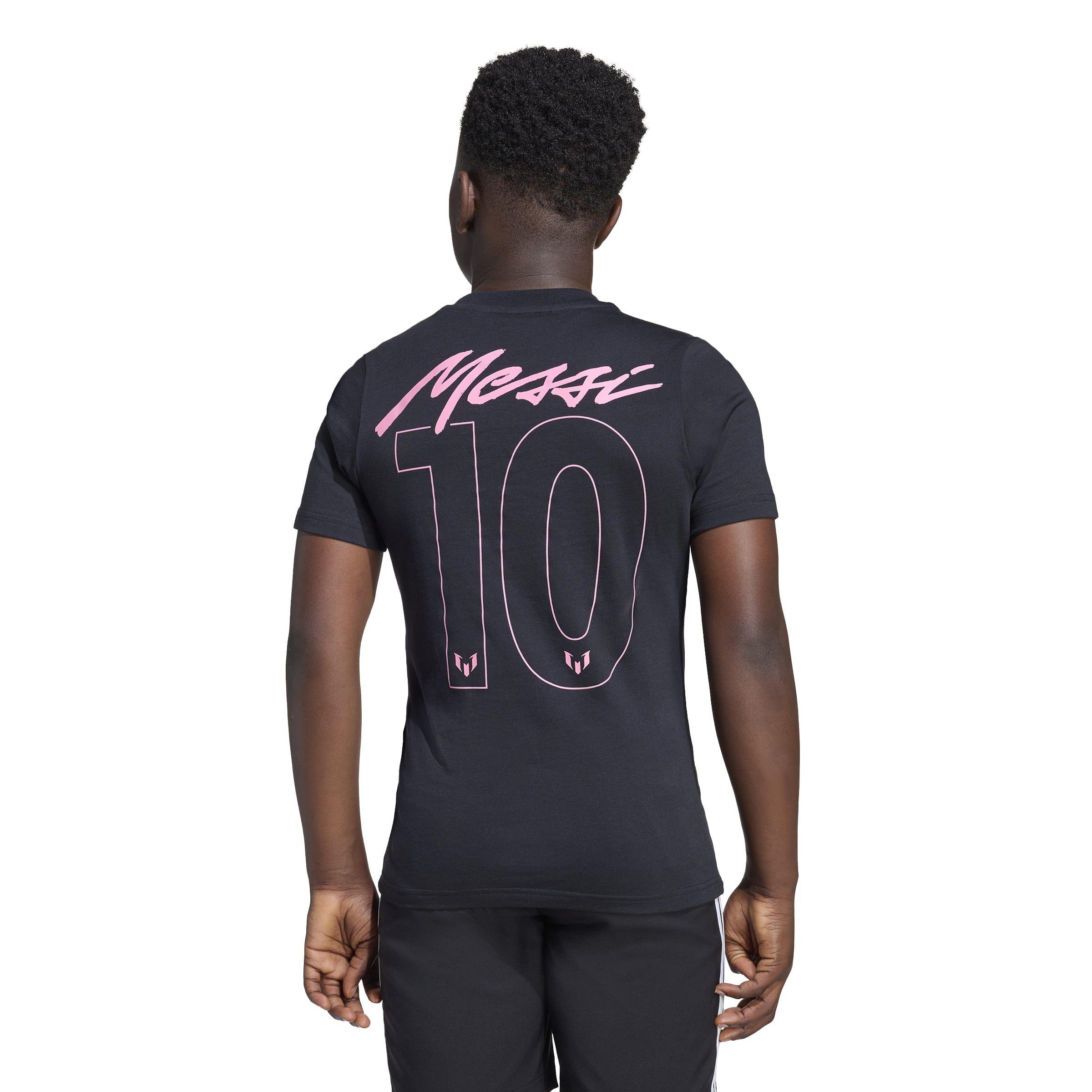 Kids Messi Graphic T-Shirt, Black, A701_ONE, large image number 2