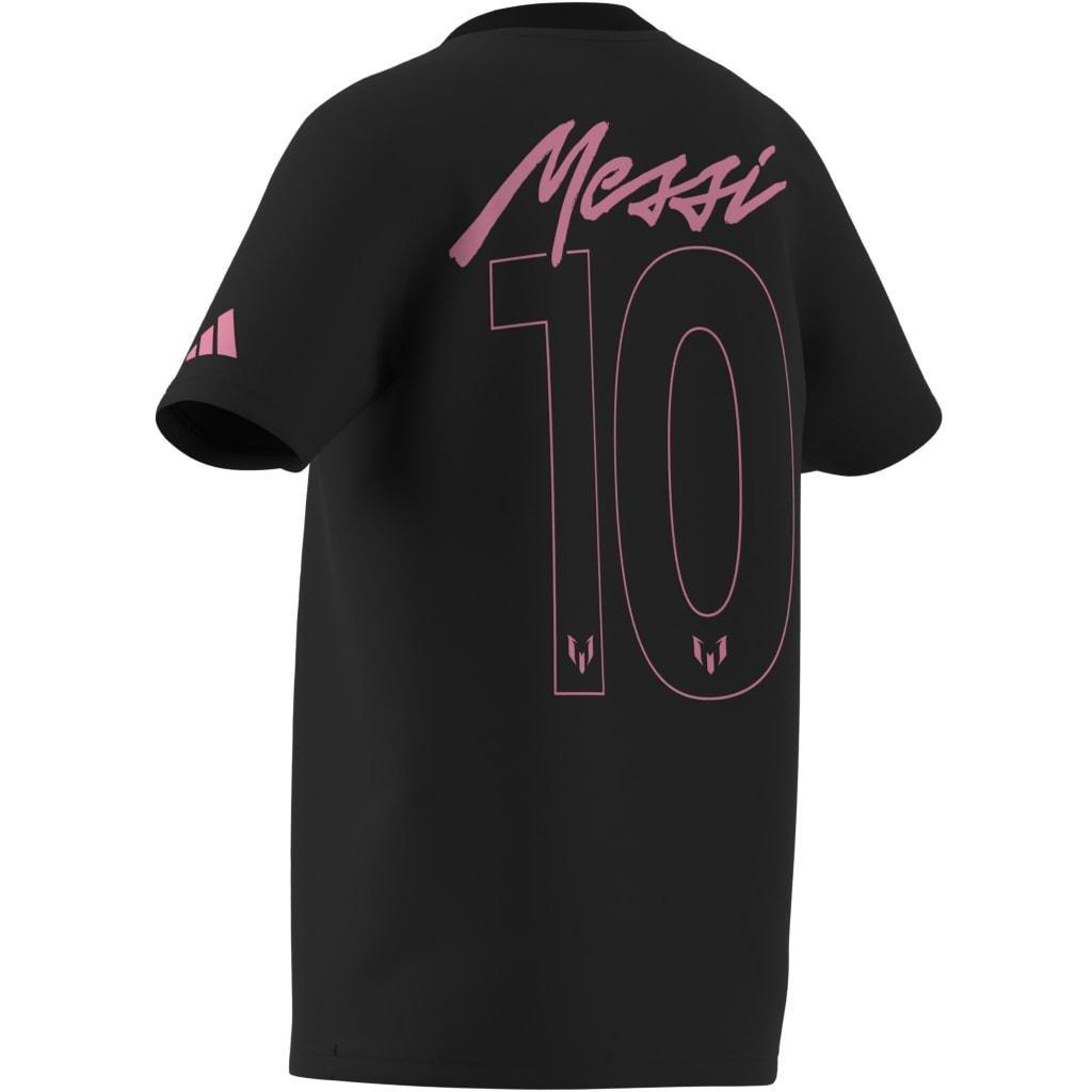 Kids Messi Graphic T-Shirt, Black, A701_ONE, large image number 5