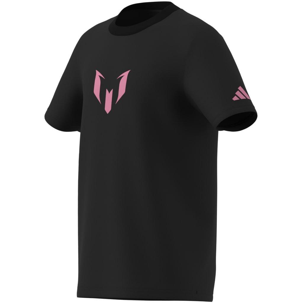 Kids Messi Graphic T-Shirt, Black, A701_ONE, large image number 7