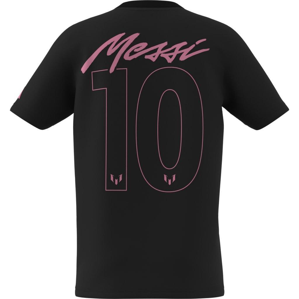 Kids Messi Graphic T-Shirt, Black, A701_ONE, large image number 8