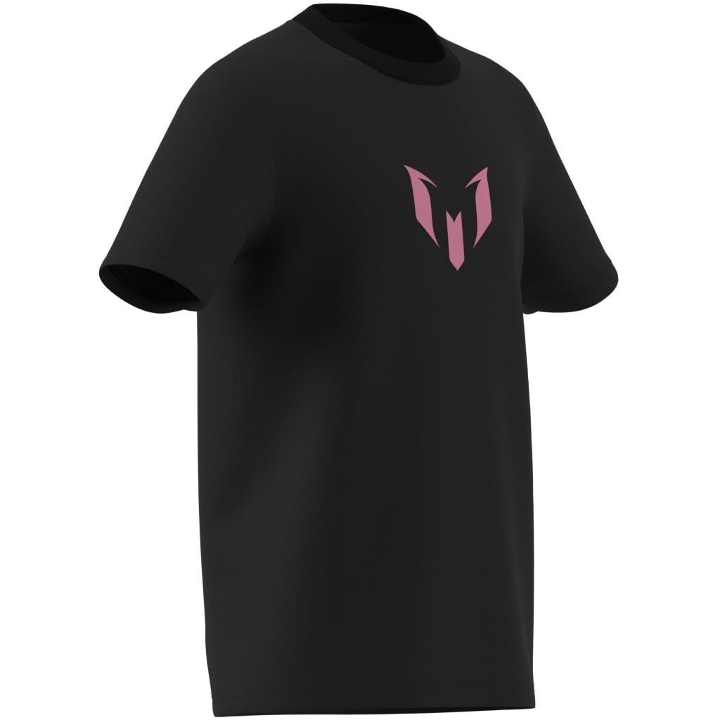 Kids Messi Graphic T-Shirt, Black, A701_ONE, large image number 12