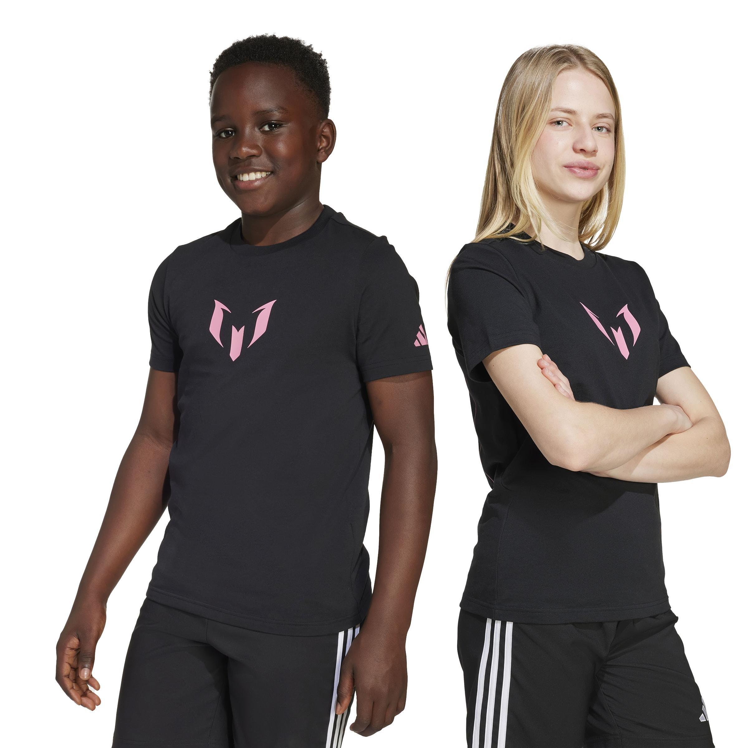 Kids Messi Graphic T-Shirt, Black, A701_ONE, large image number 13