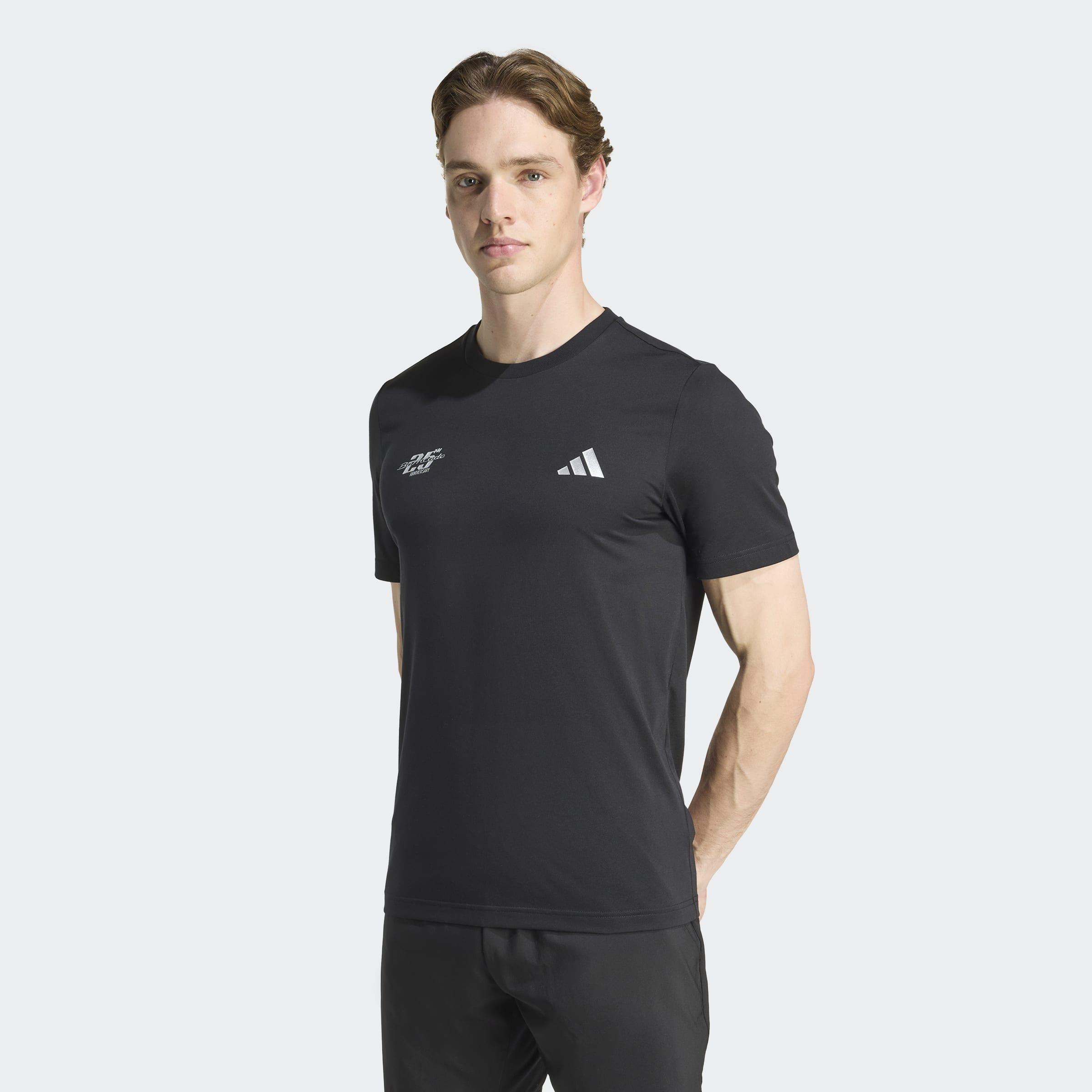 Tennis Graphic T-Shirt, Black, A701_ONE, large image number 5