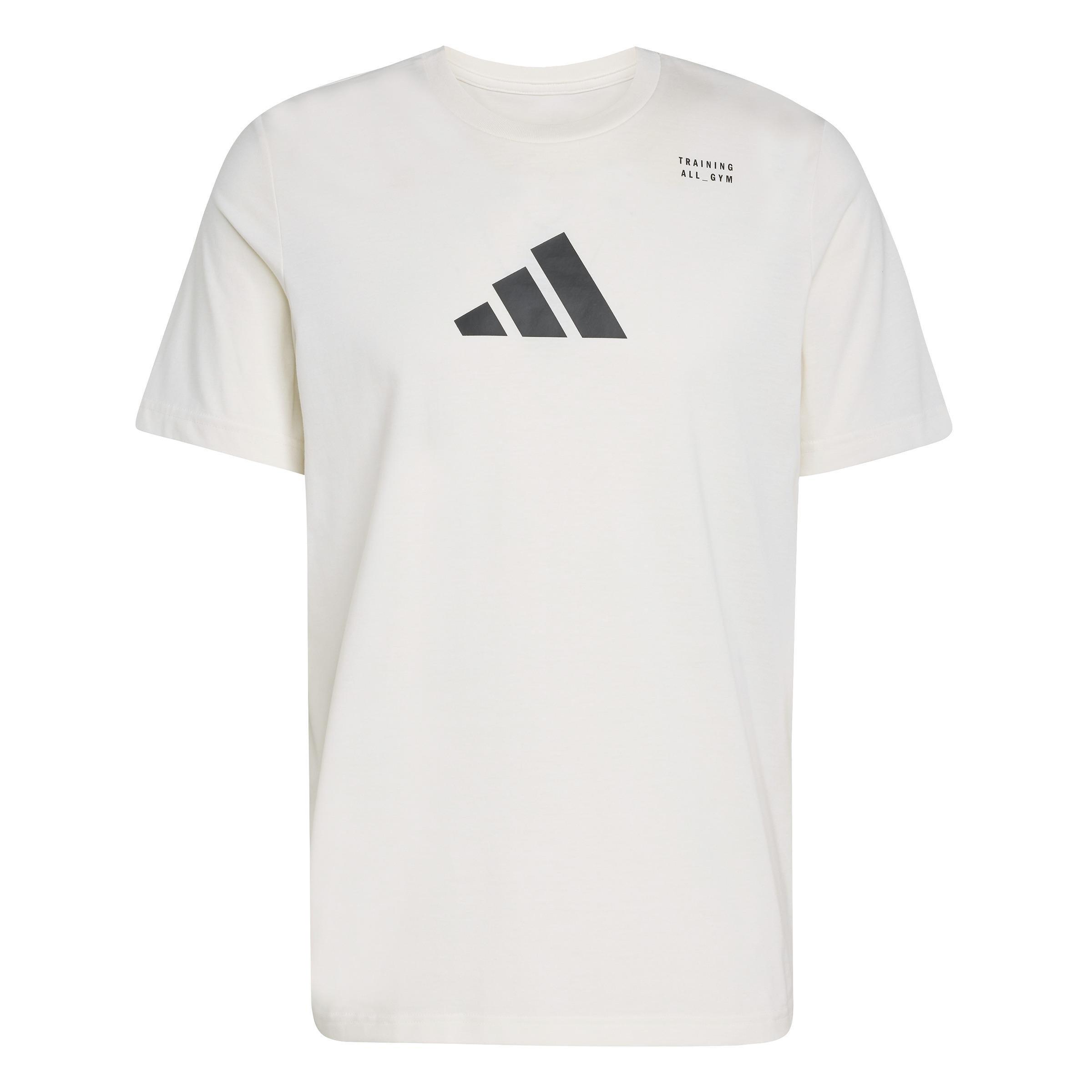 CLIMACOOL Category Training Graphic T-Shirt, Beige, A701_ONE, large image number 0