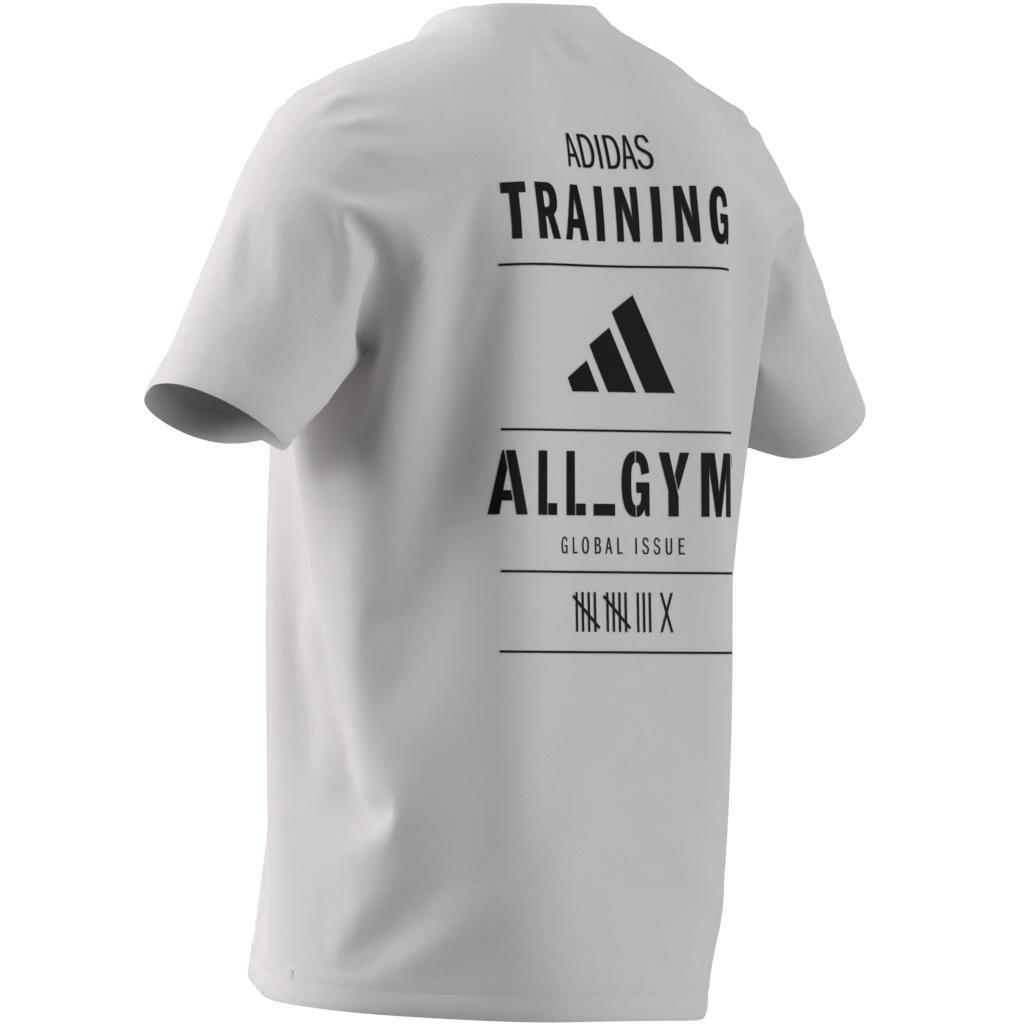 CLIMACOOL Category Training Graphic T-Shirt, Beige, A701_ONE, large image number 6