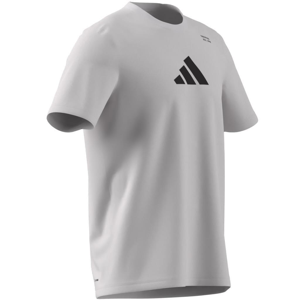 CLIMACOOL Category Training Graphic T-Shirt, Beige, A701_ONE, large image number 7