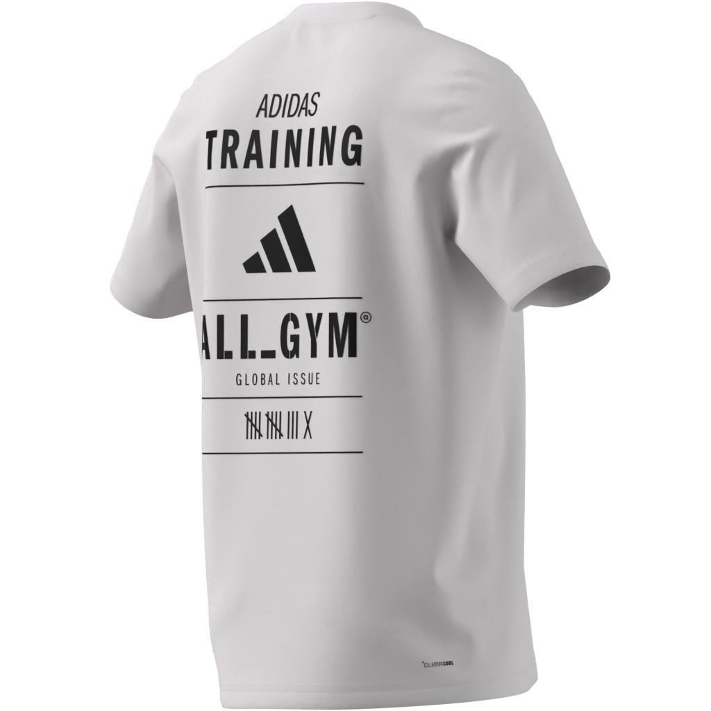 CLIMACOOL Category Training Graphic T-Shirt, Beige, A701_ONE, large image number 8