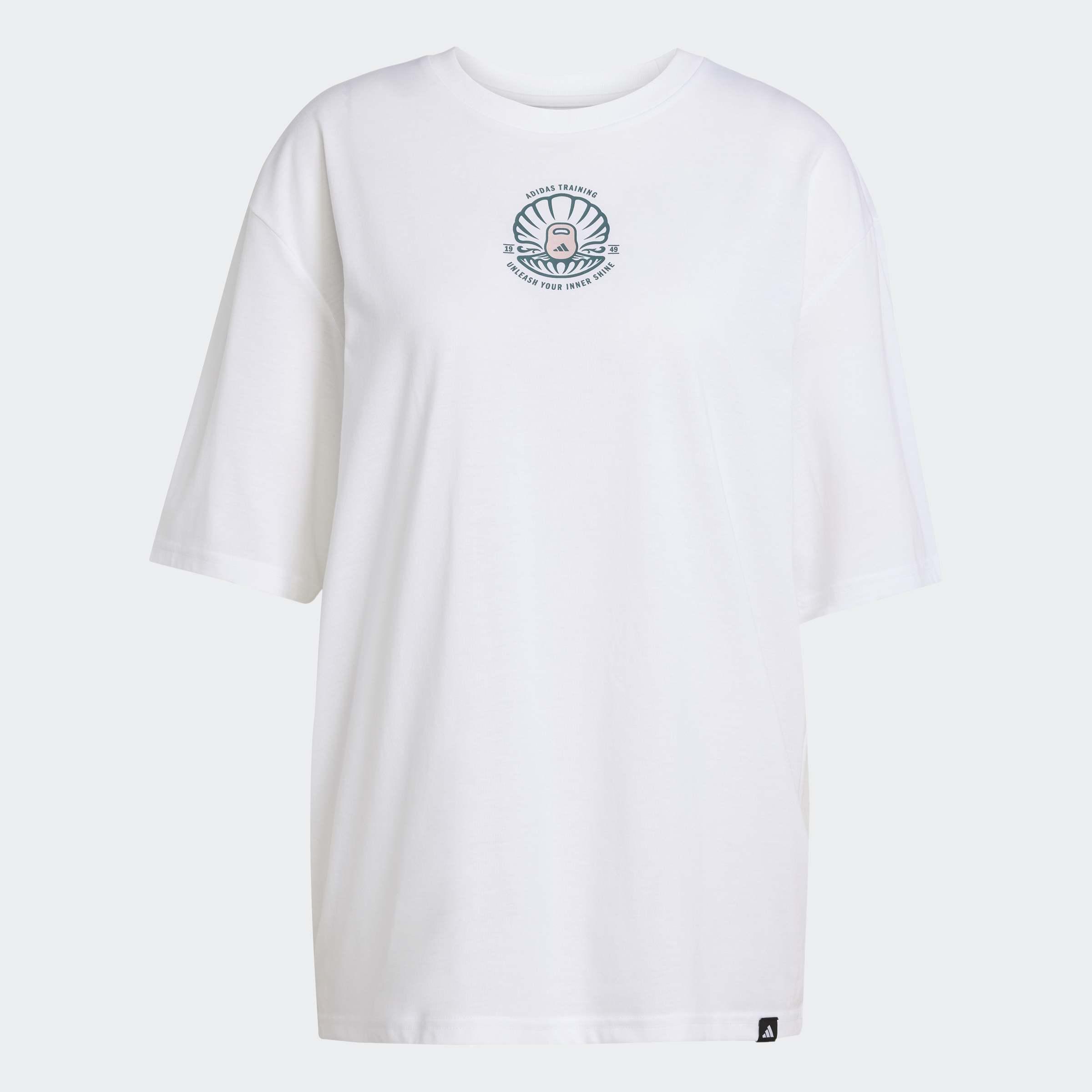 CLIMACOOL Strength Training Graphic T-Shirt, White, A701_ONE, large image number 0