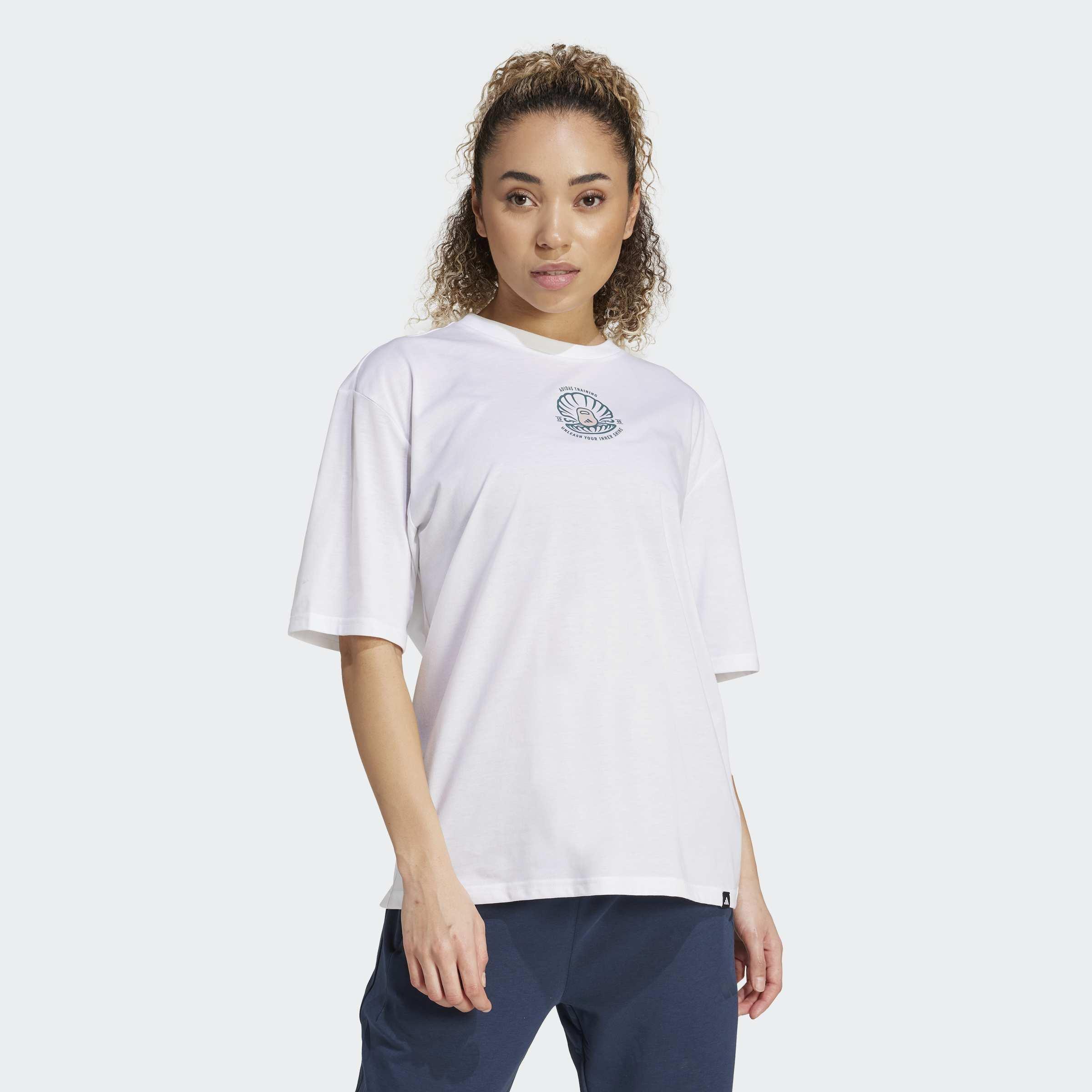 CLIMACOOL Strength Training Graphic T-Shirt, White, A701_ONE, large image number 4
