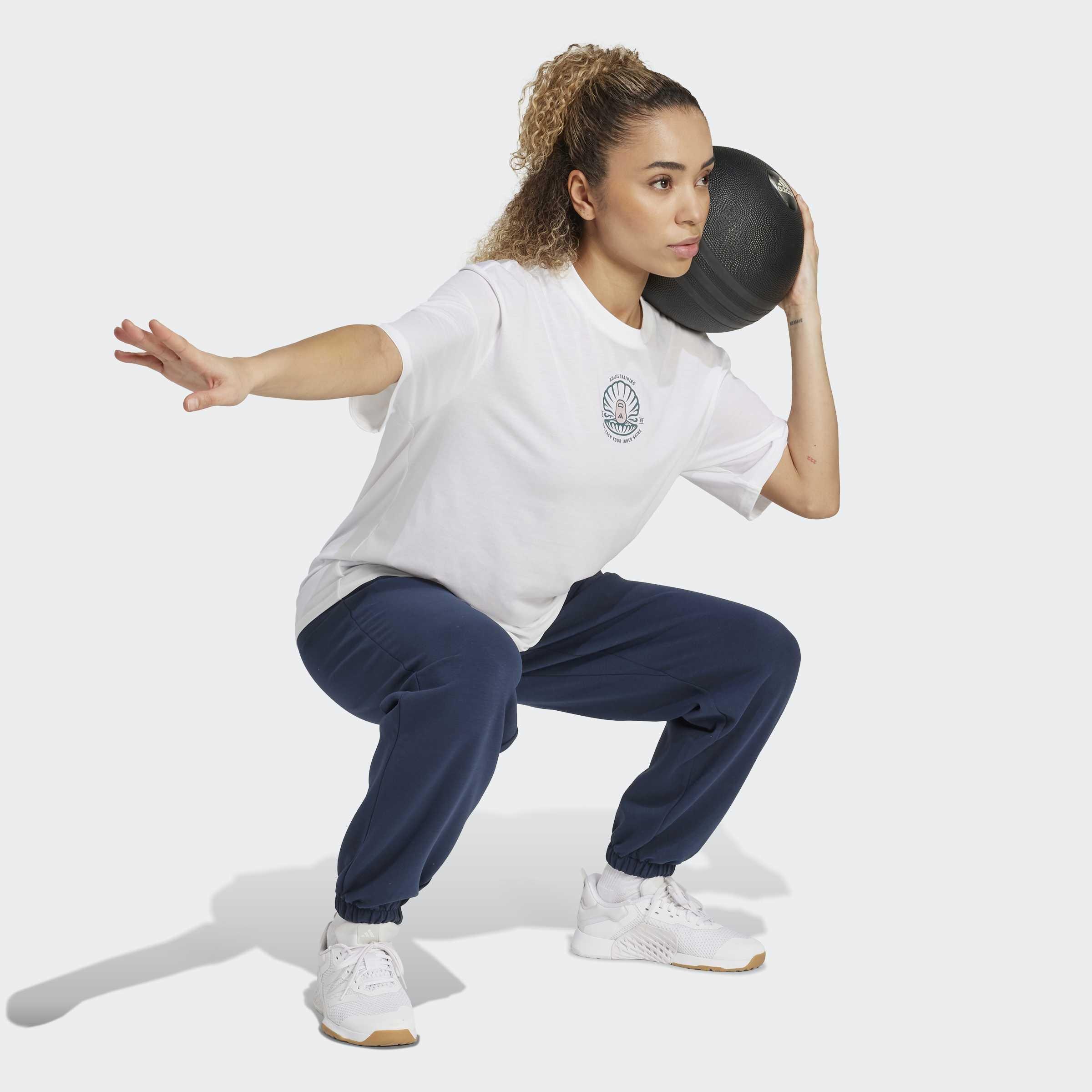 CLIMACOOL Strength Training Graphic T-Shirt, White, A701_ONE, large image number 5