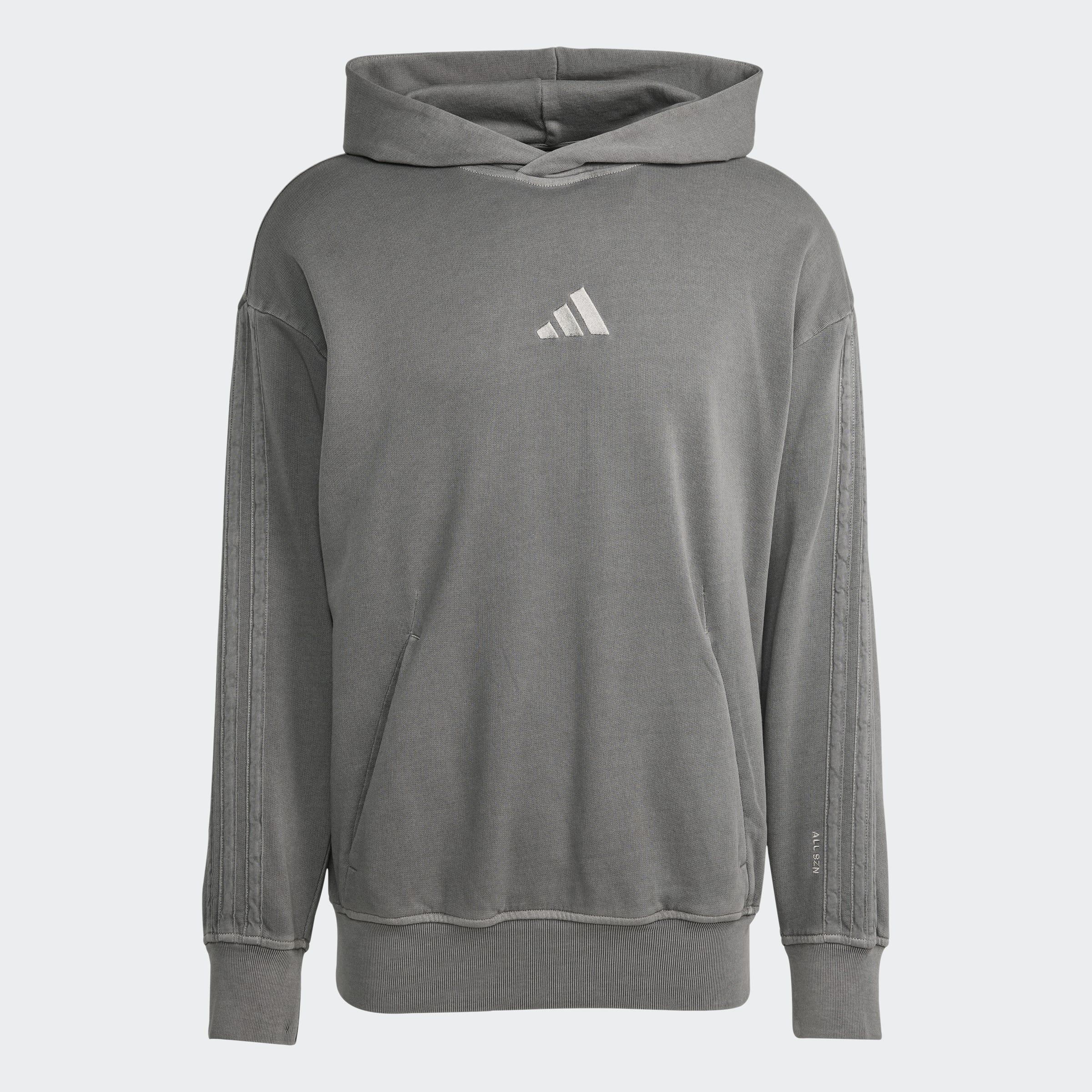 ALL SZN French Terry Washed Hoodie, Black, A701_ONE, large image number 0