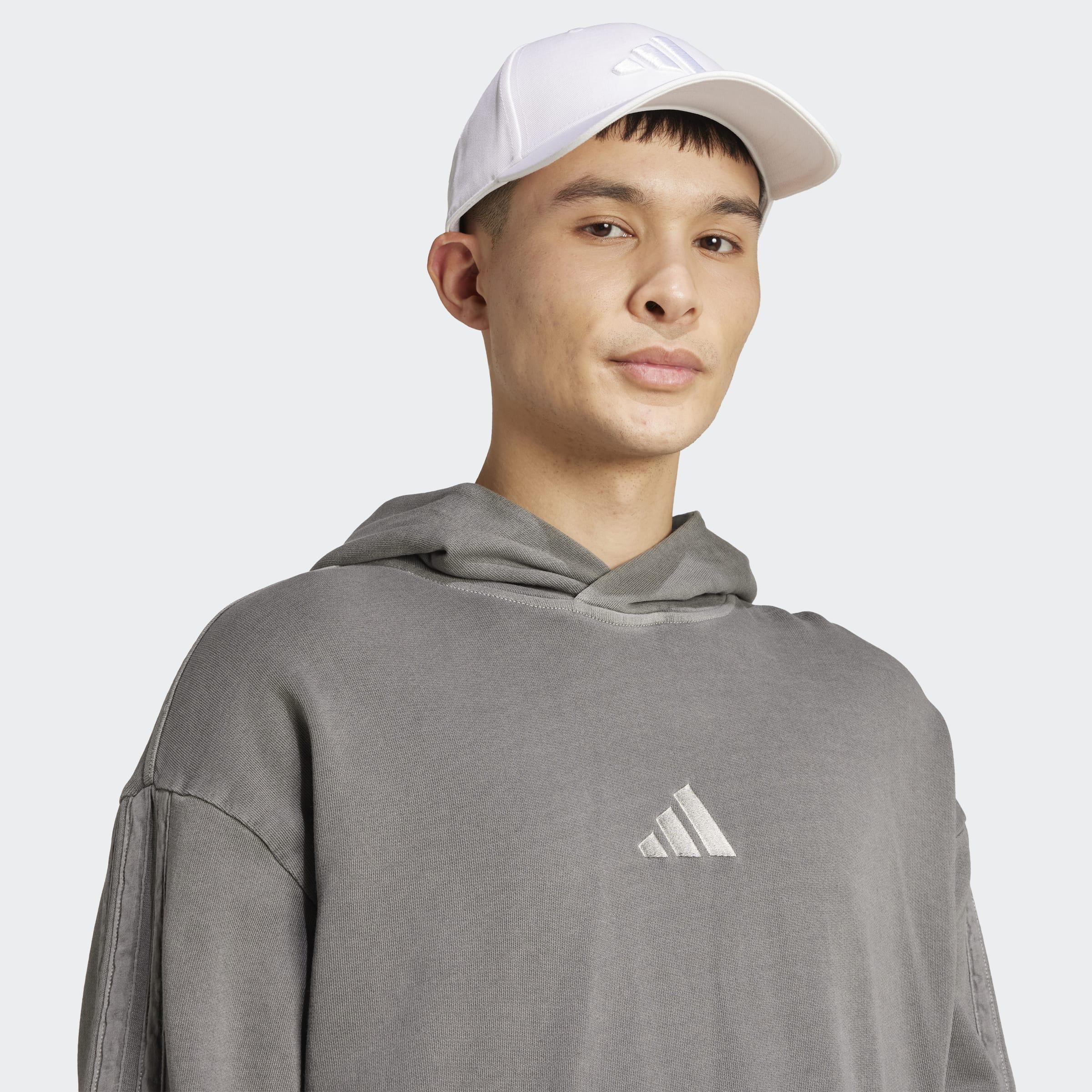 ALL SZN French Terry Washed Hoodie, Black, A701_ONE, large image number 3
