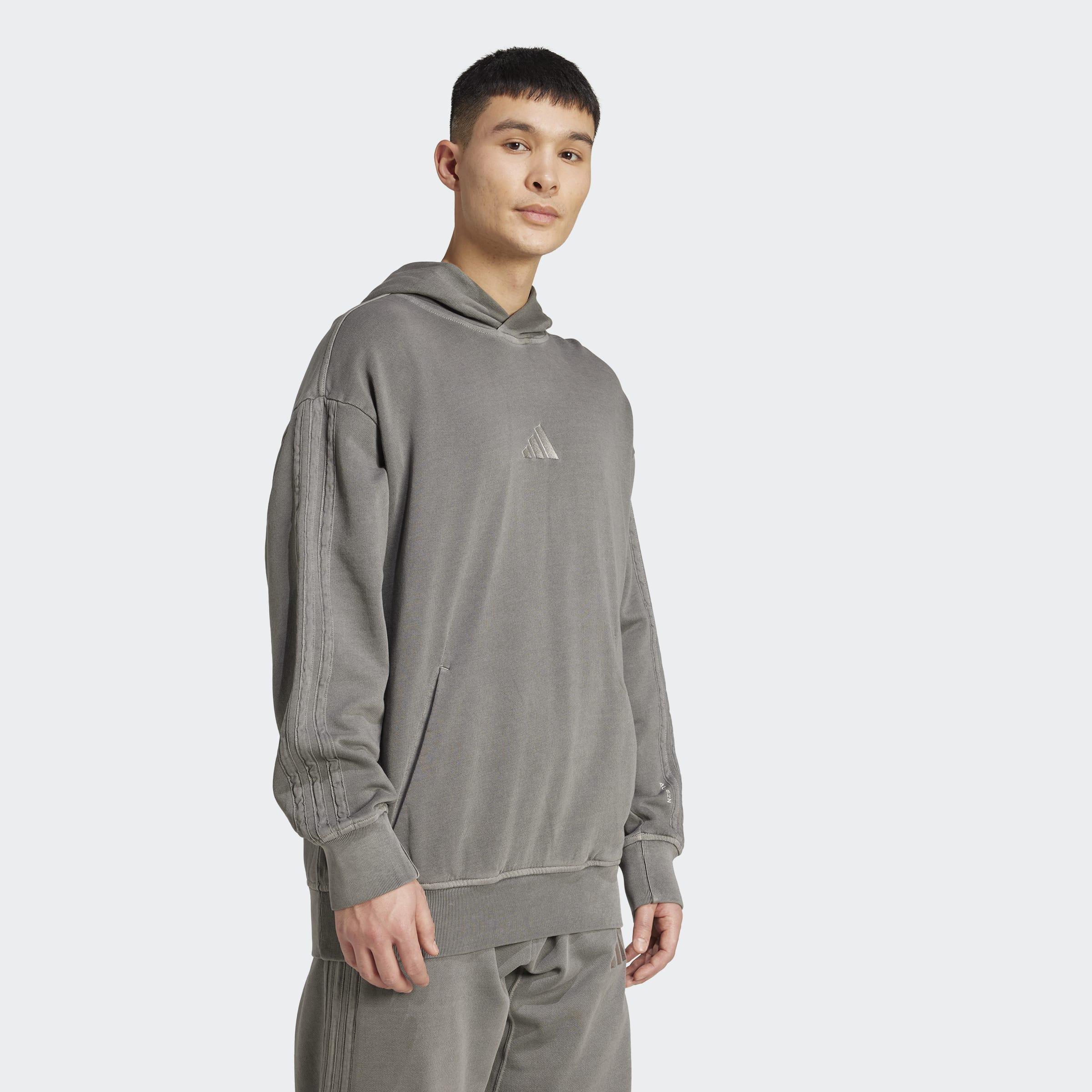 ALL SZN French Terry Washed Hoodie, Black, A701_ONE, large image number 4