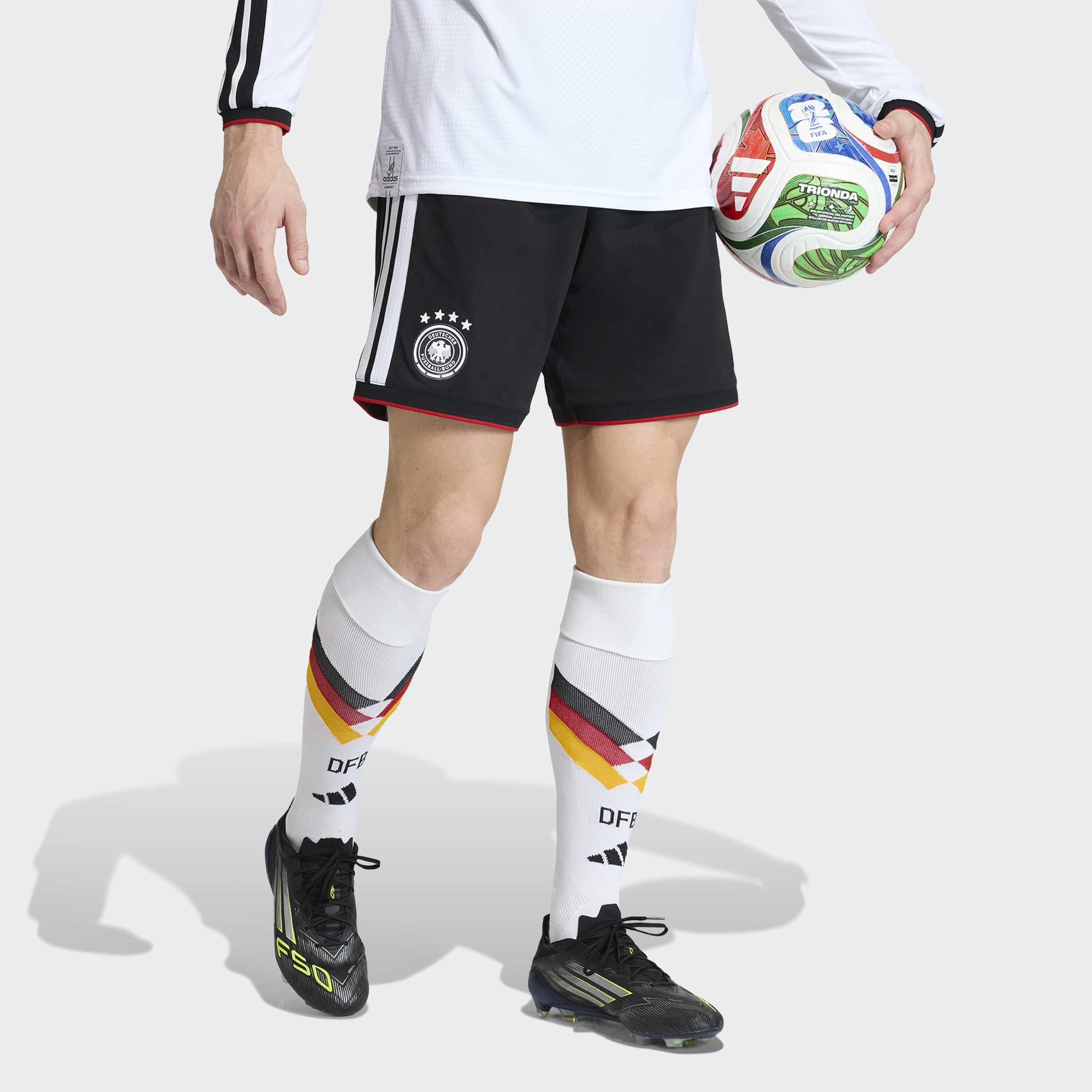 Germany 26 Home Replica Shorts , Black, A701_ONE, large image number 3
