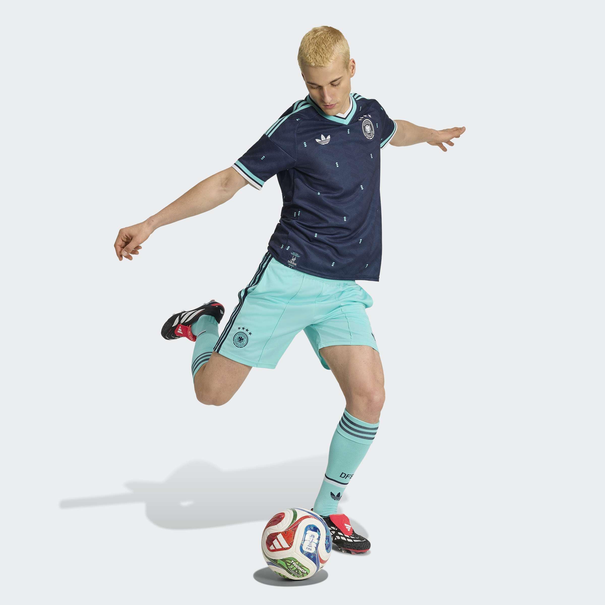 Germany 26 Away Shorts, Turquoise, A701_ONE, large image number 4