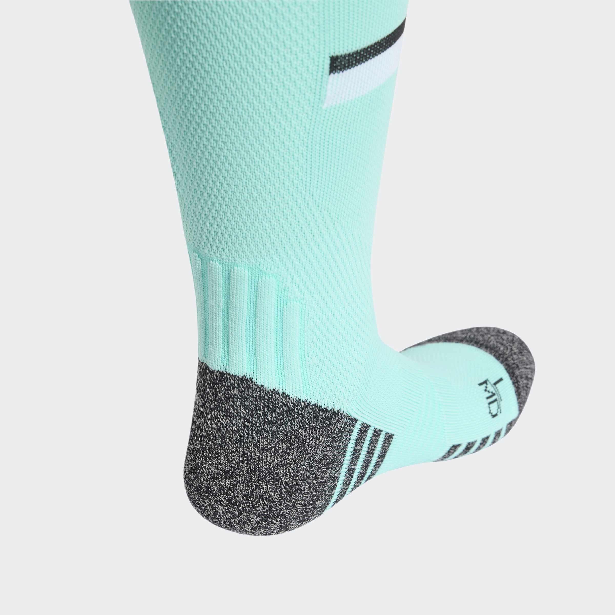 Unisex Germany 26 Away Socks, Turquoise, A701_ONE, large image number 2