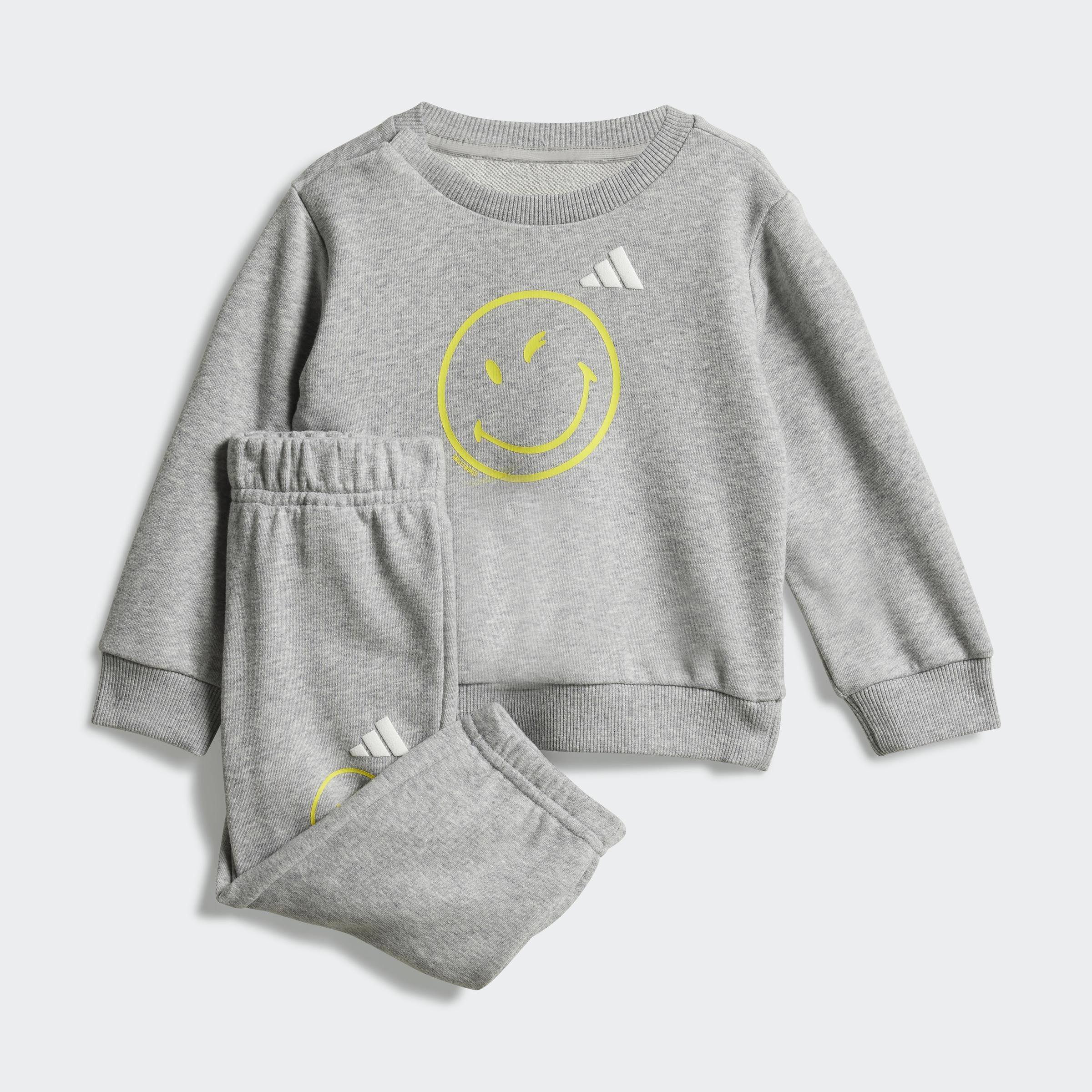 Kids Unisex adidas X Smileyworld Jogger Set, Grey