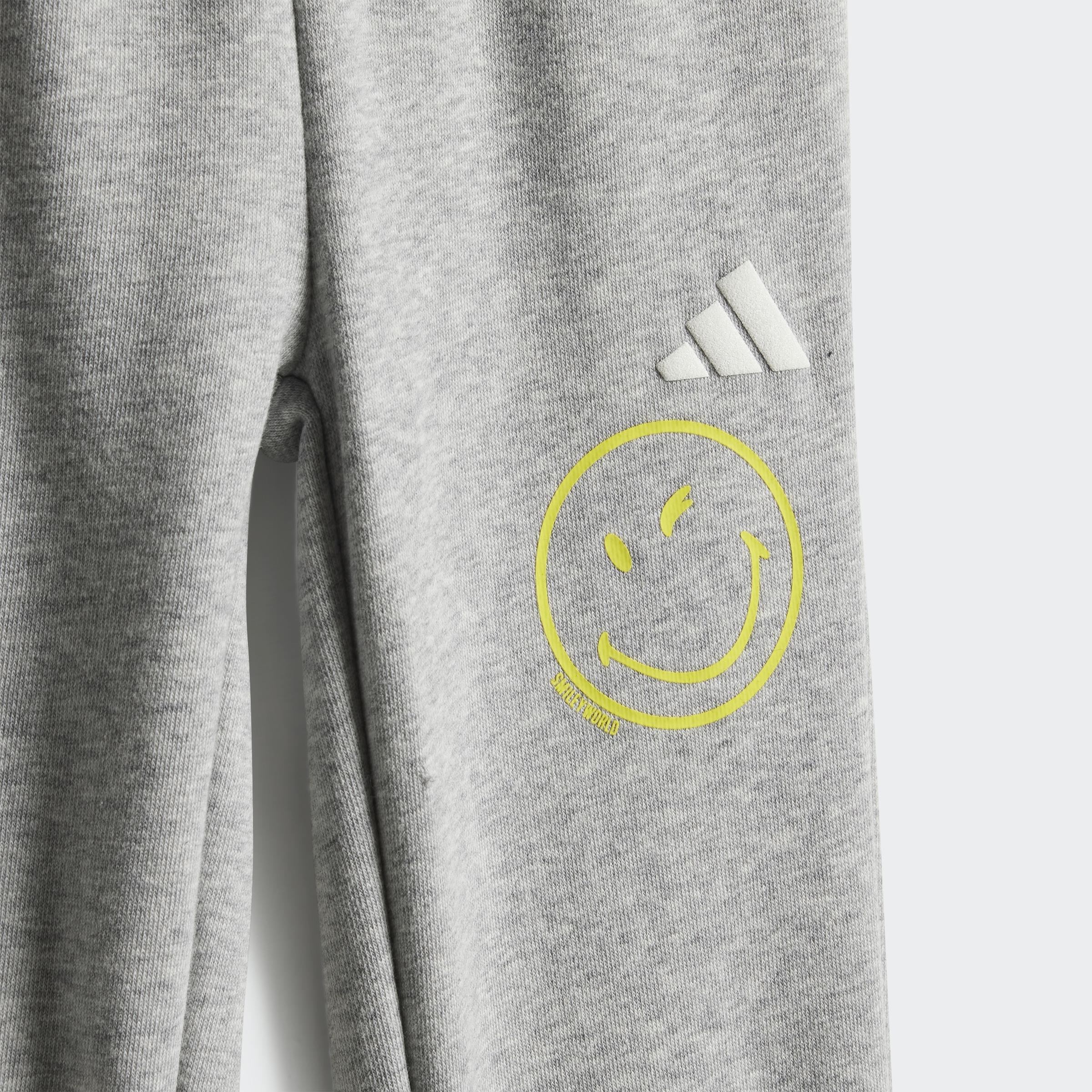 Kids Unisex adidas X Smileyworld Jogger Set, Grey, A701_ONE, large image number 3